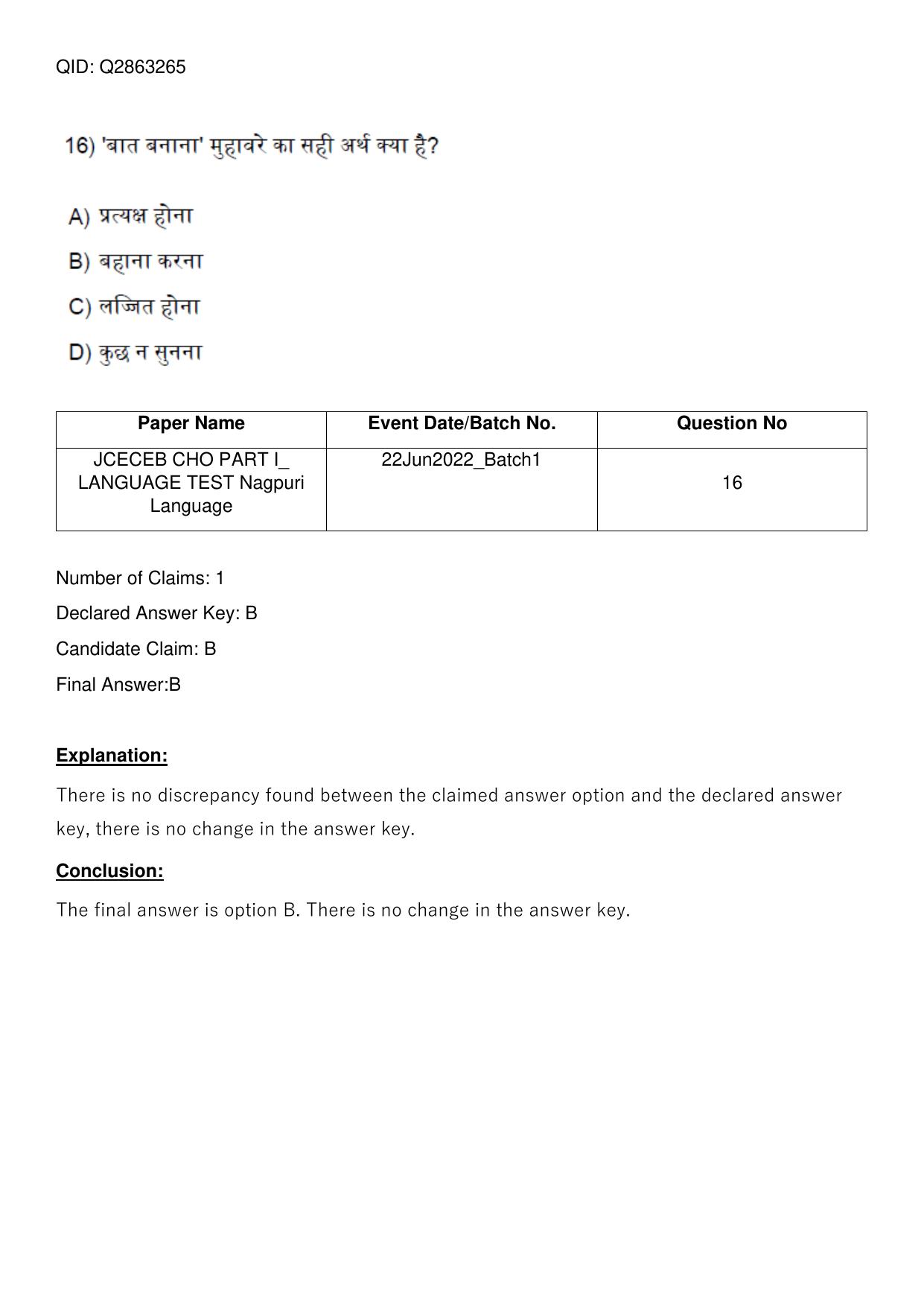 Jharkhand ANM GNM (NECE) 2022 Question Paper - Page 95