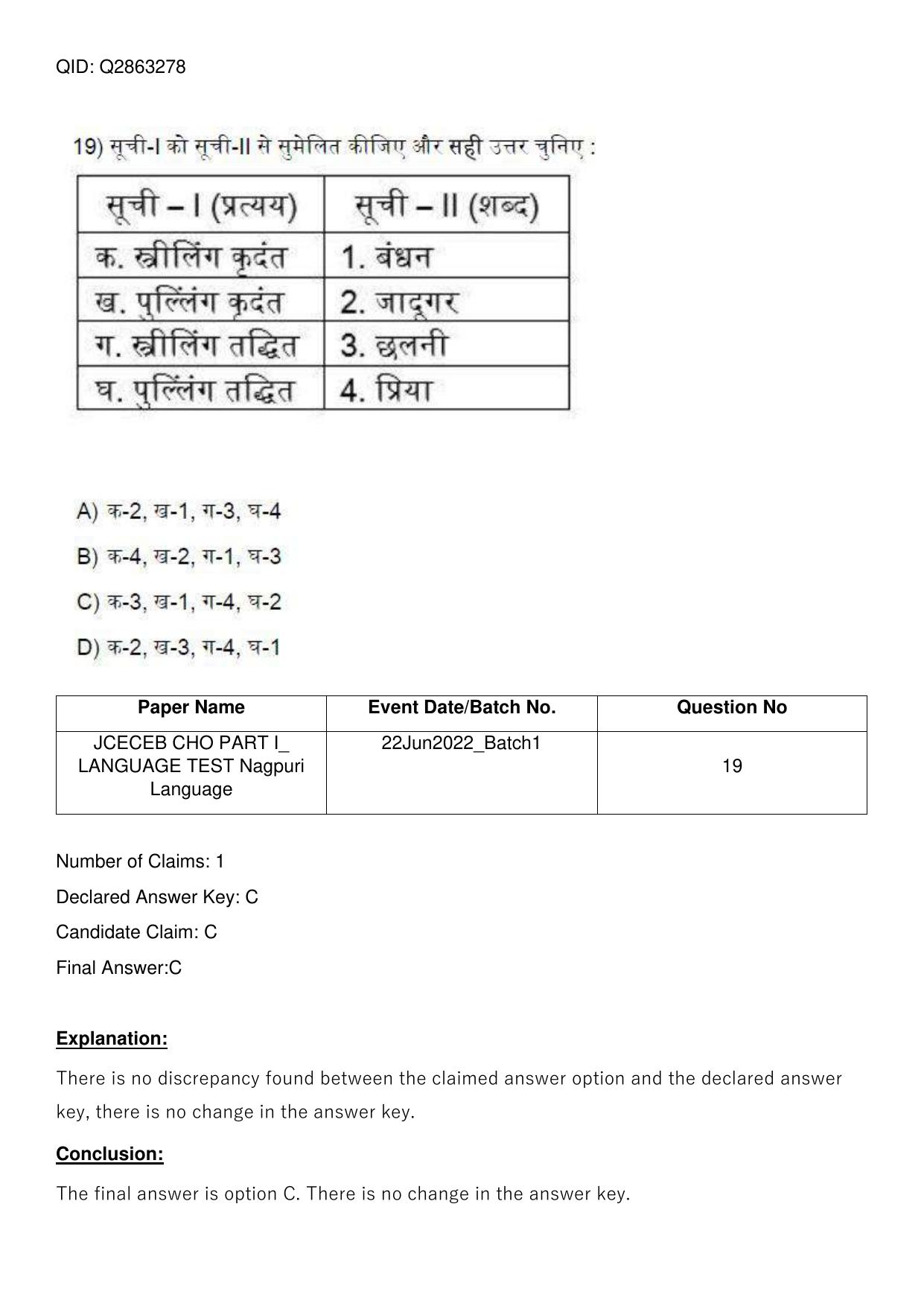Jharkhand ANM GNM (NECE) 2022 Question Paper - Page 98