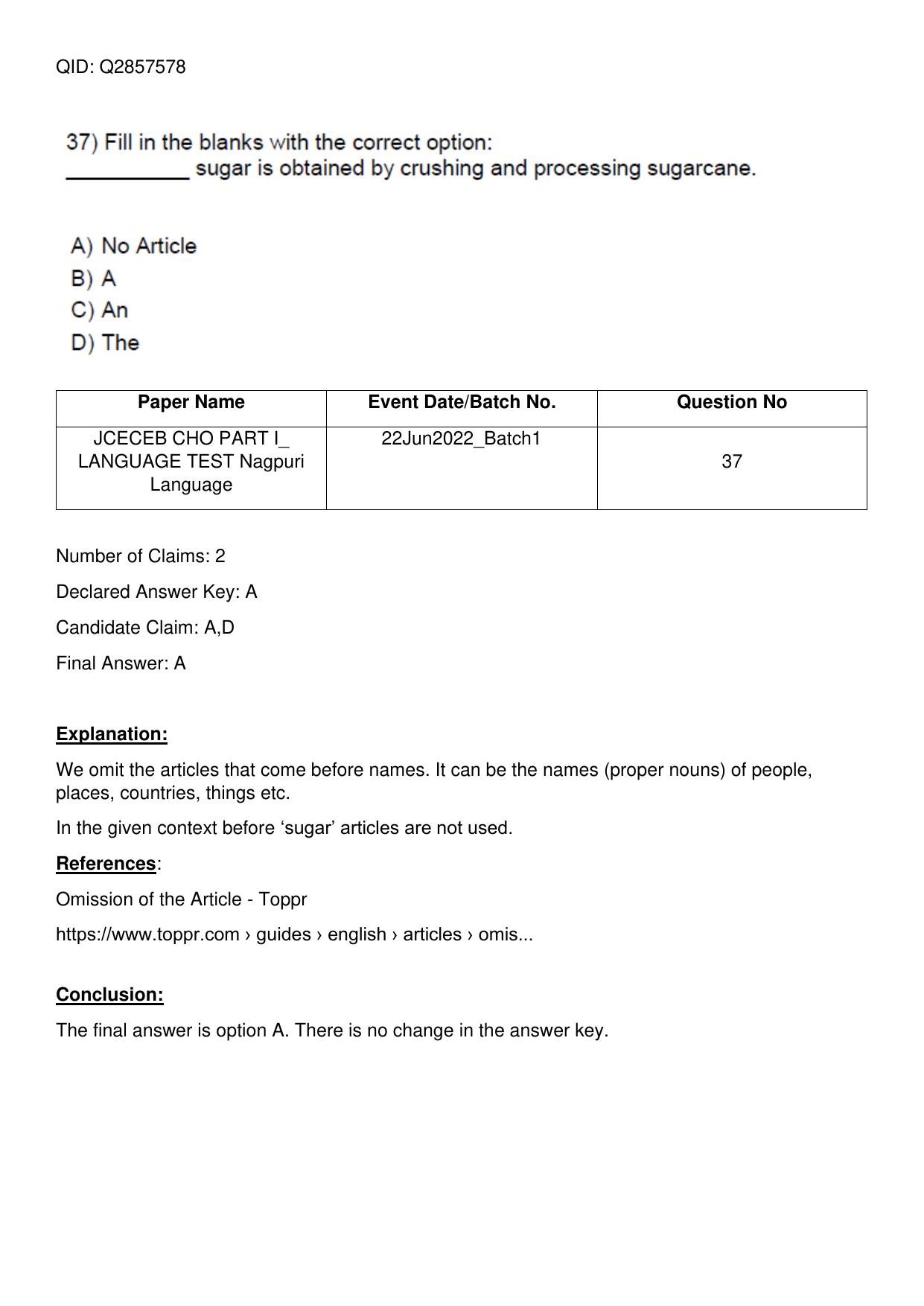 Jharkhand ANM GNM (NECE) 2022 Question Paper - Page 126