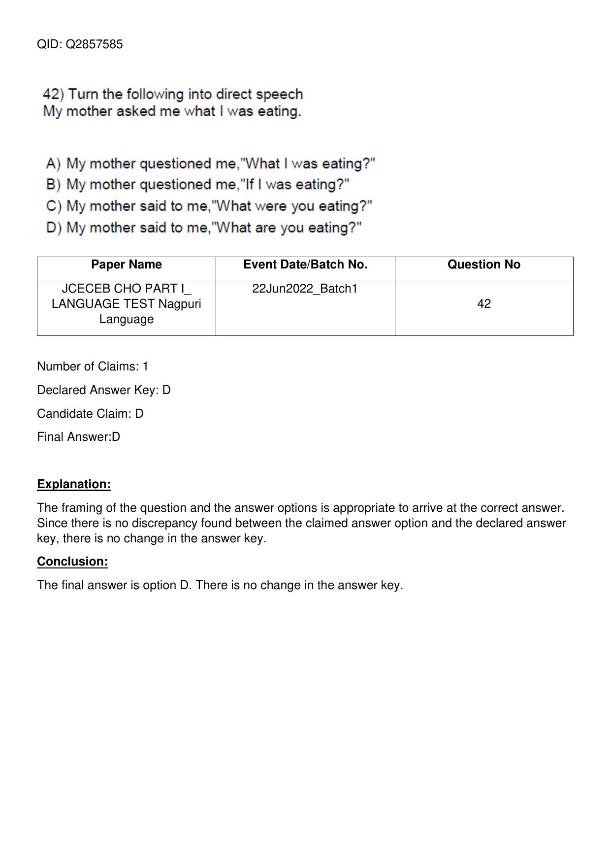 Jharkhand ANM GNM (NECE) 2022 Question Paper - Page 131