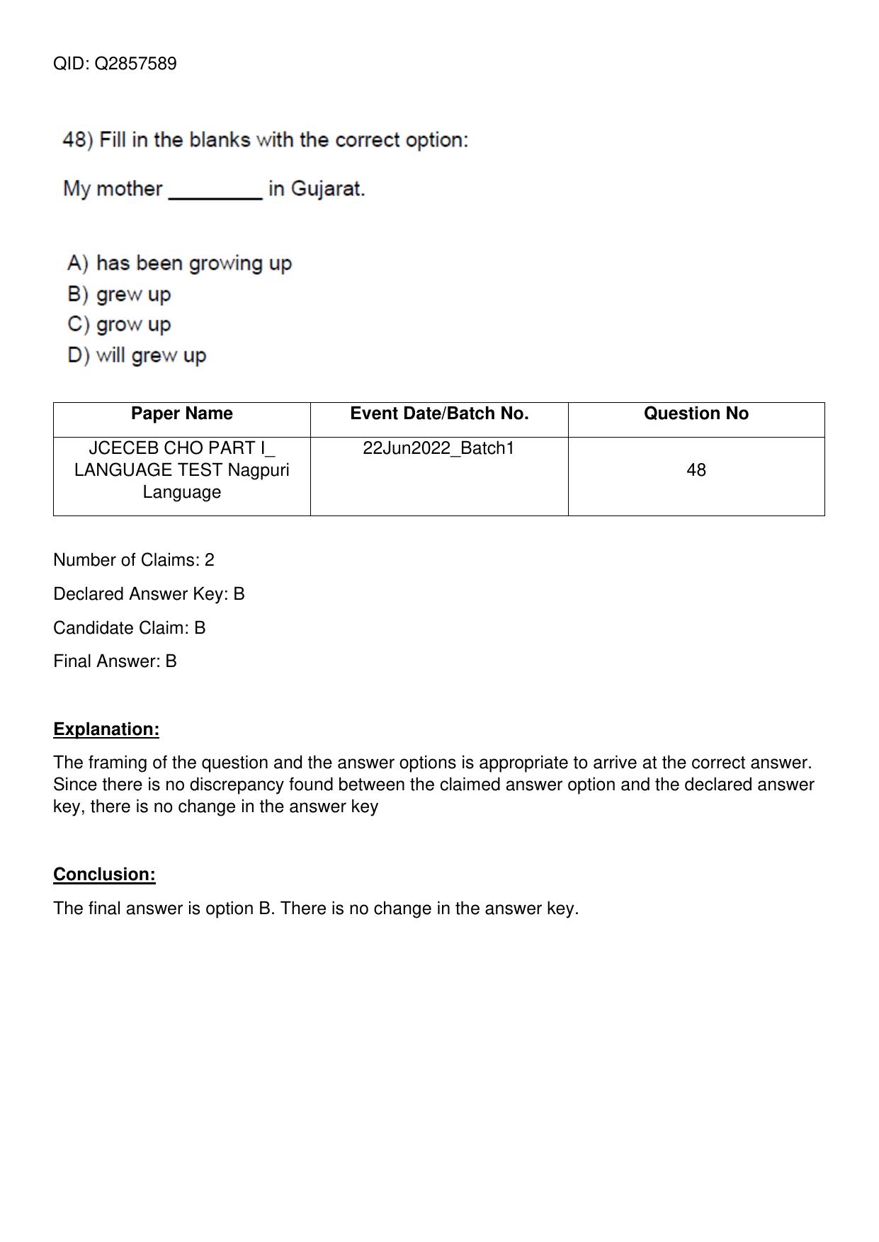 Jharkhand ANM GNM (NECE) 2022 Question Paper - Page 137