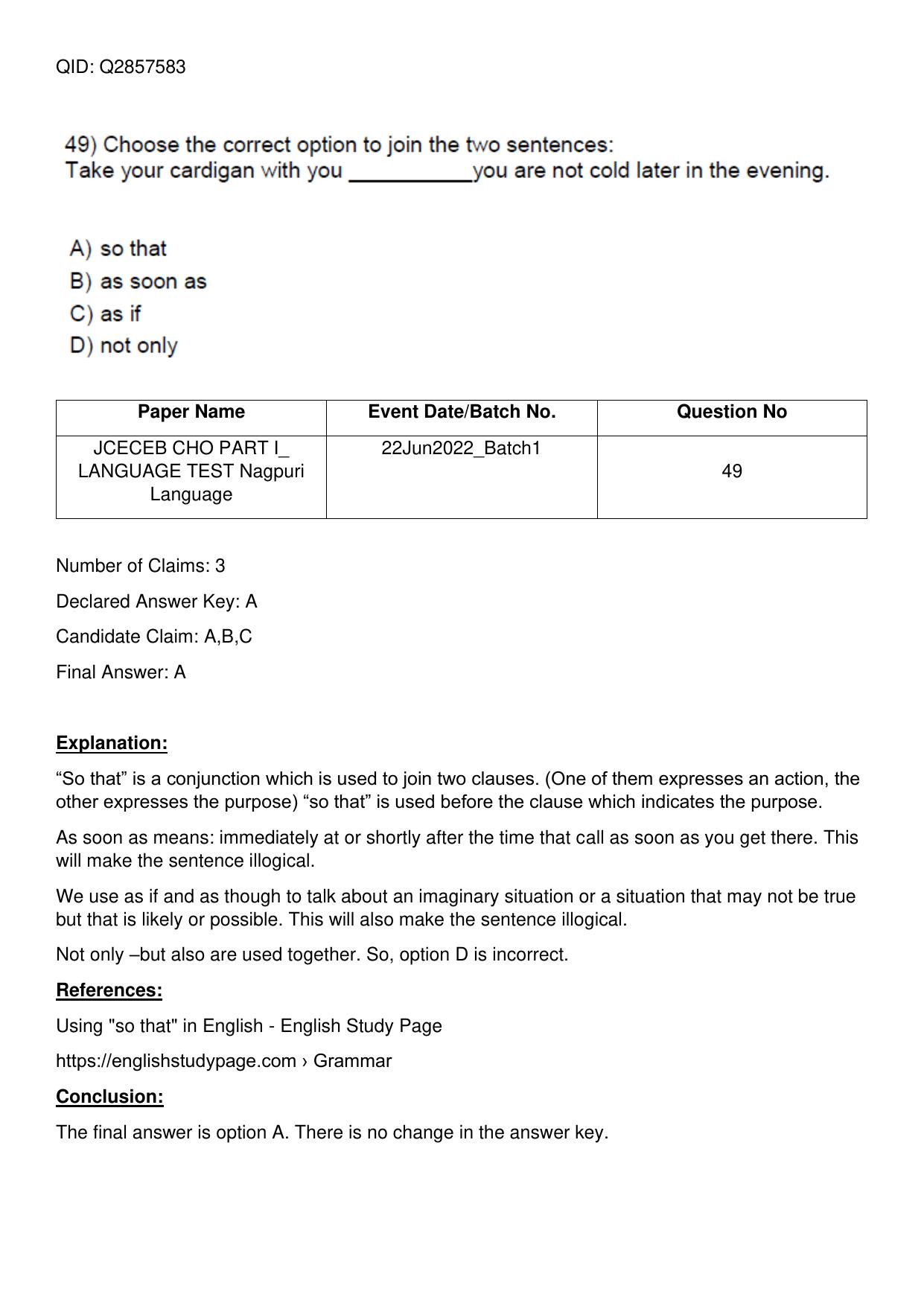 Jharkhand ANM GNM (NECE) 2022 Question Paper - Page 138