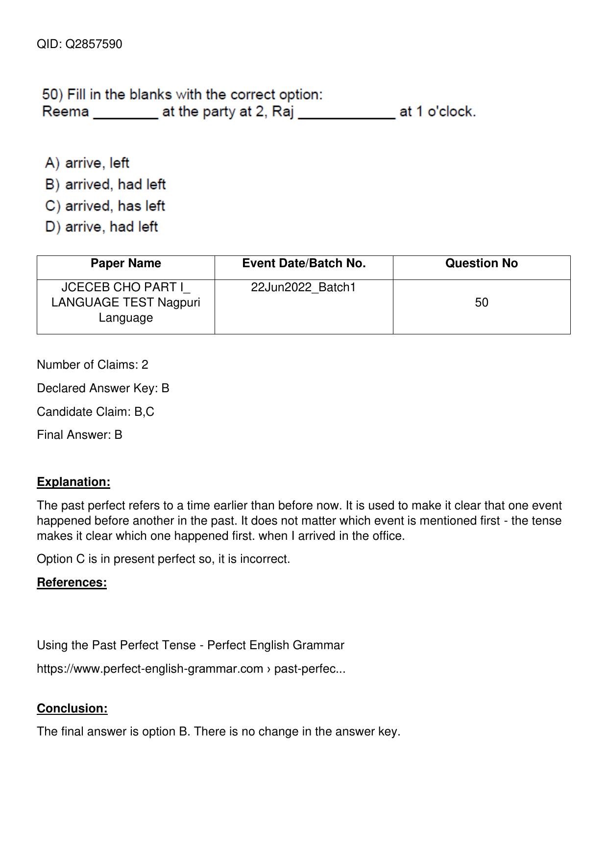 Jharkhand ANM GNM (NECE) 2022 Question Paper - Page 139