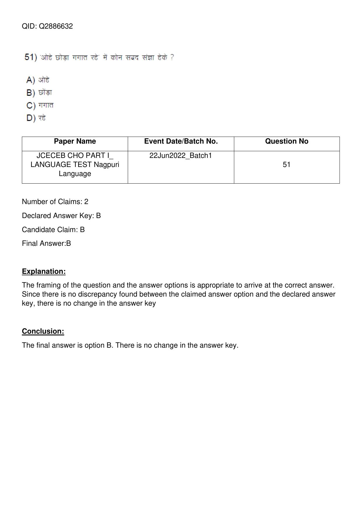 Jharkhand ANM GNM (NECE) 2022 Question Paper - Page 140
