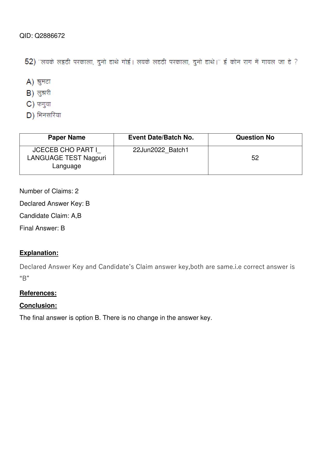 Jharkhand ANM GNM (NECE) 2022 Question Paper - Page 141
