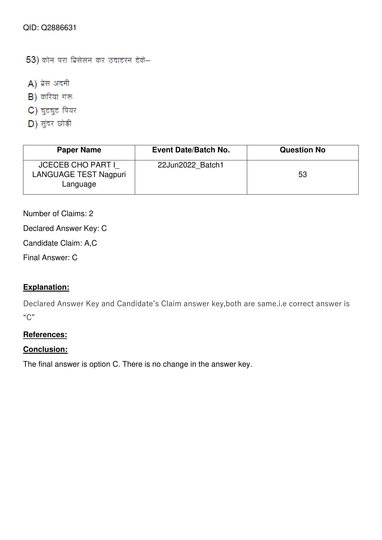 Jharkhand ANM GNM (NECE) 2022 Question Paper - Page 142