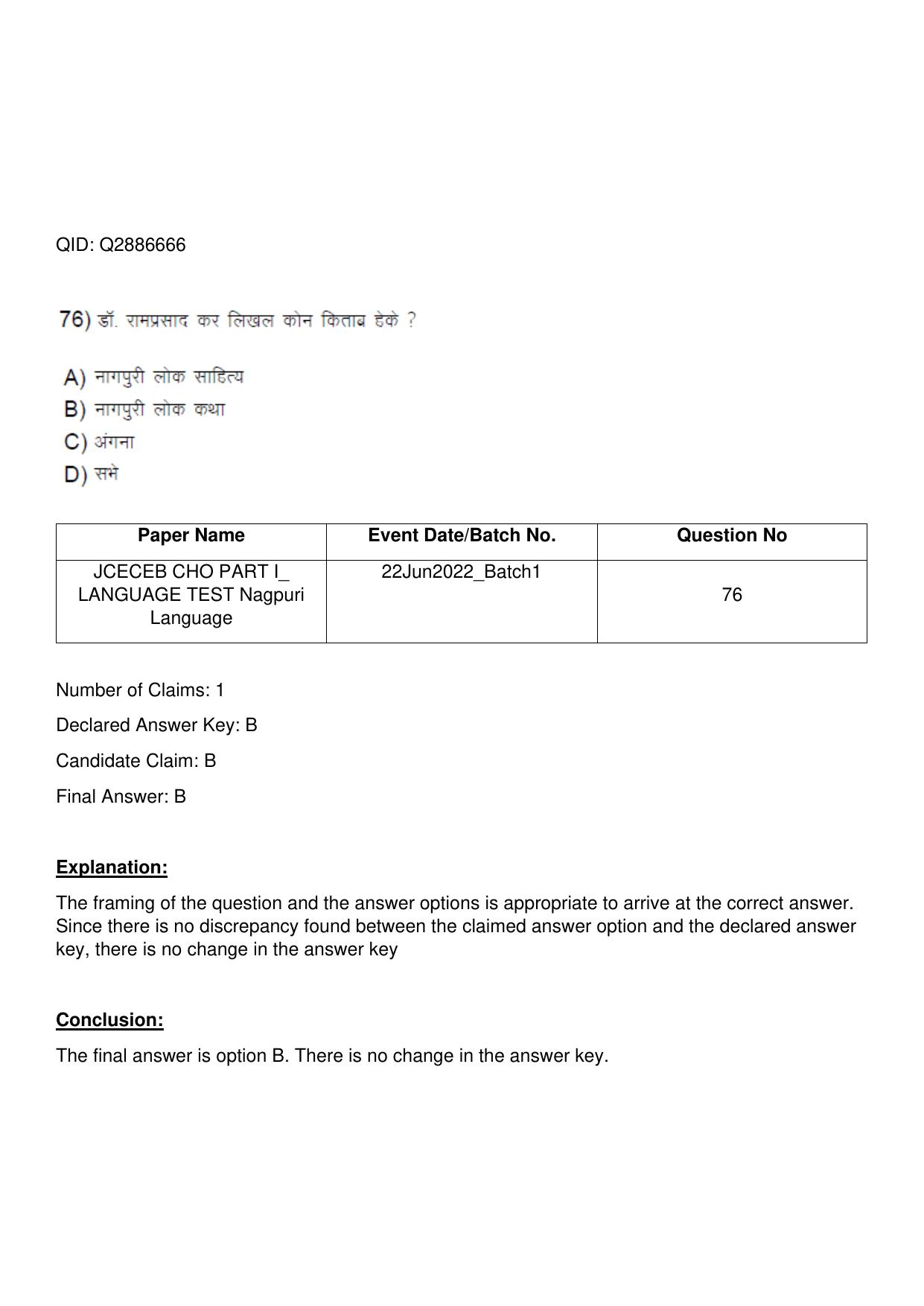Jharkhand ANM GNM (NECE) 2022 Question Paper - Page 165