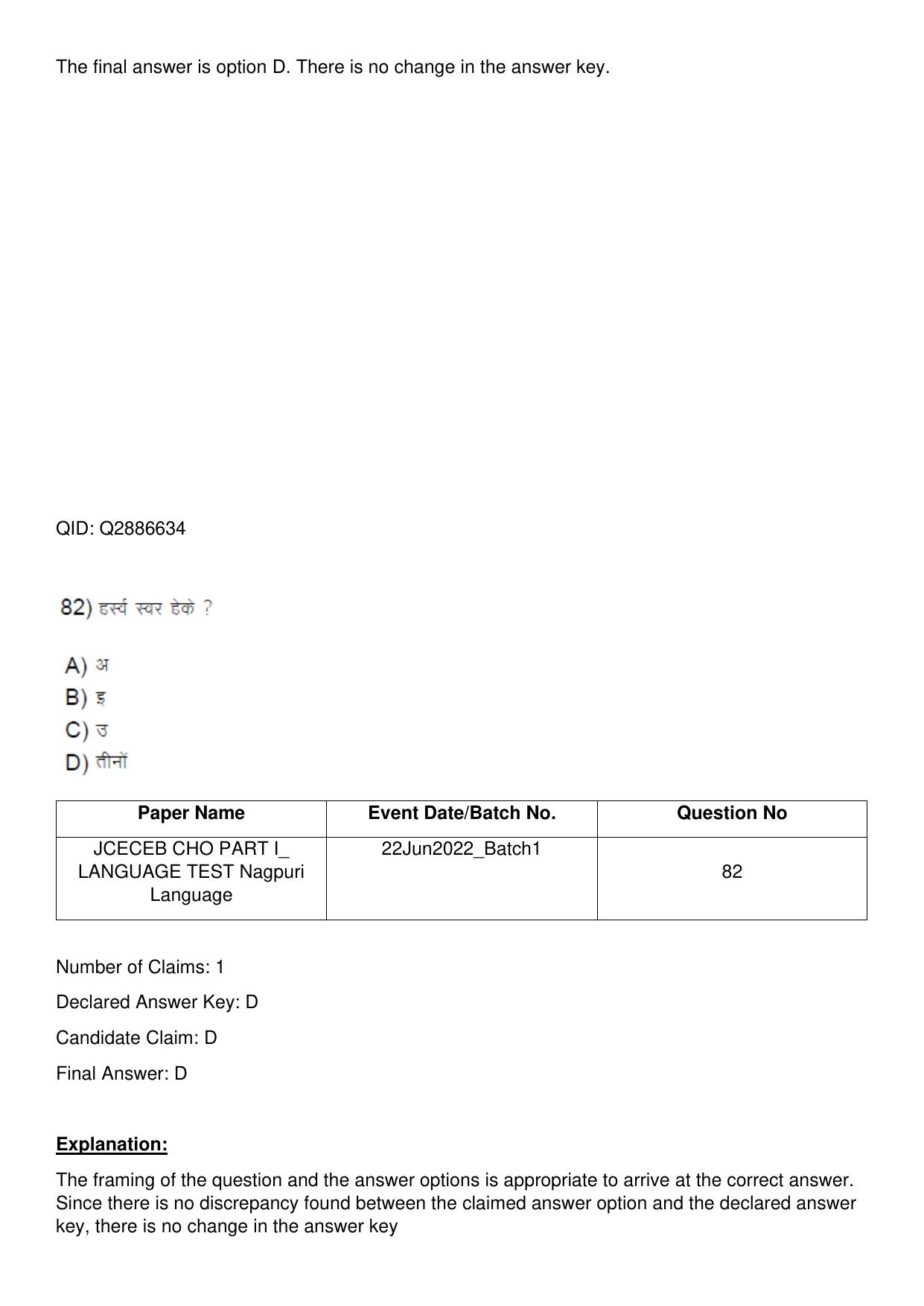Jharkhand ANM GNM (NECE) 2022 Question Paper - Page 171