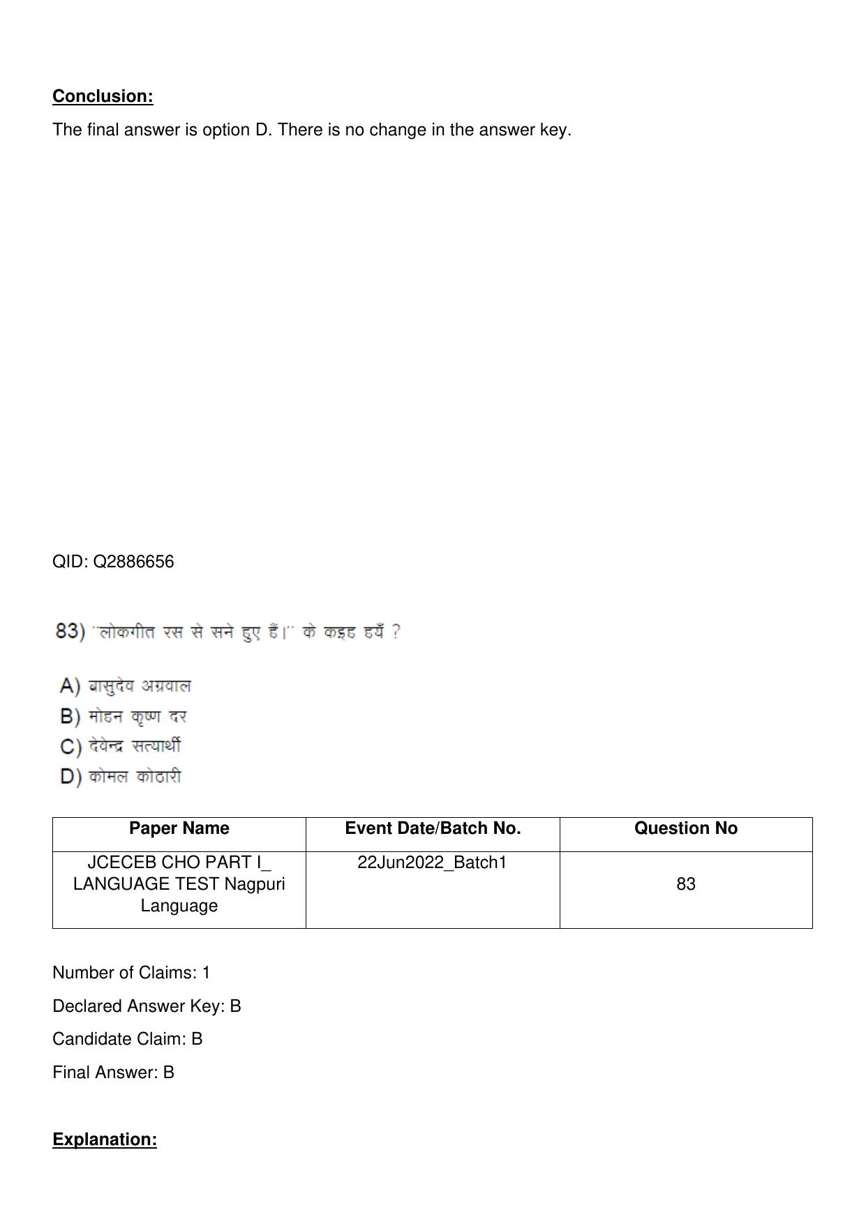 Jharkhand ANM GNM (NECE) 2022 Question Paper - Page 172