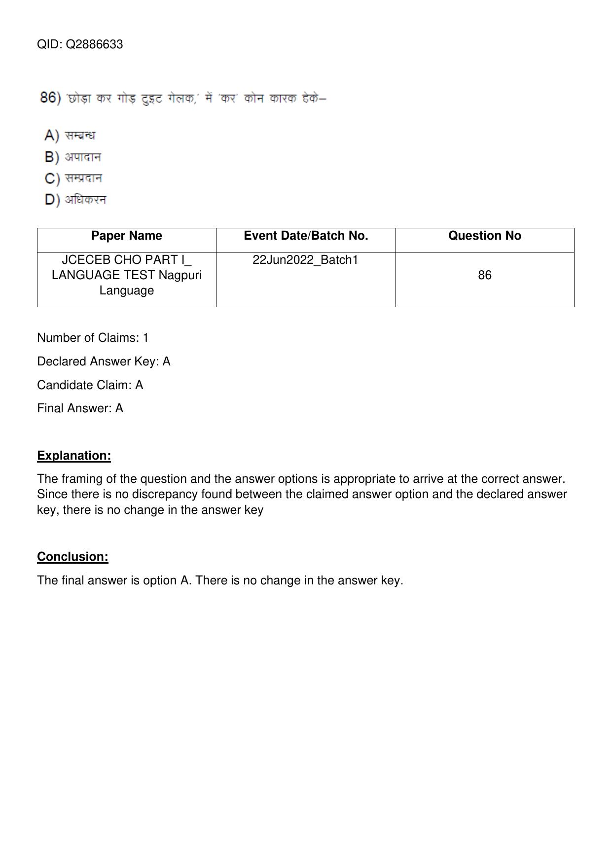 Jharkhand ANM GNM (NECE) 2022 Question Paper - Page 176