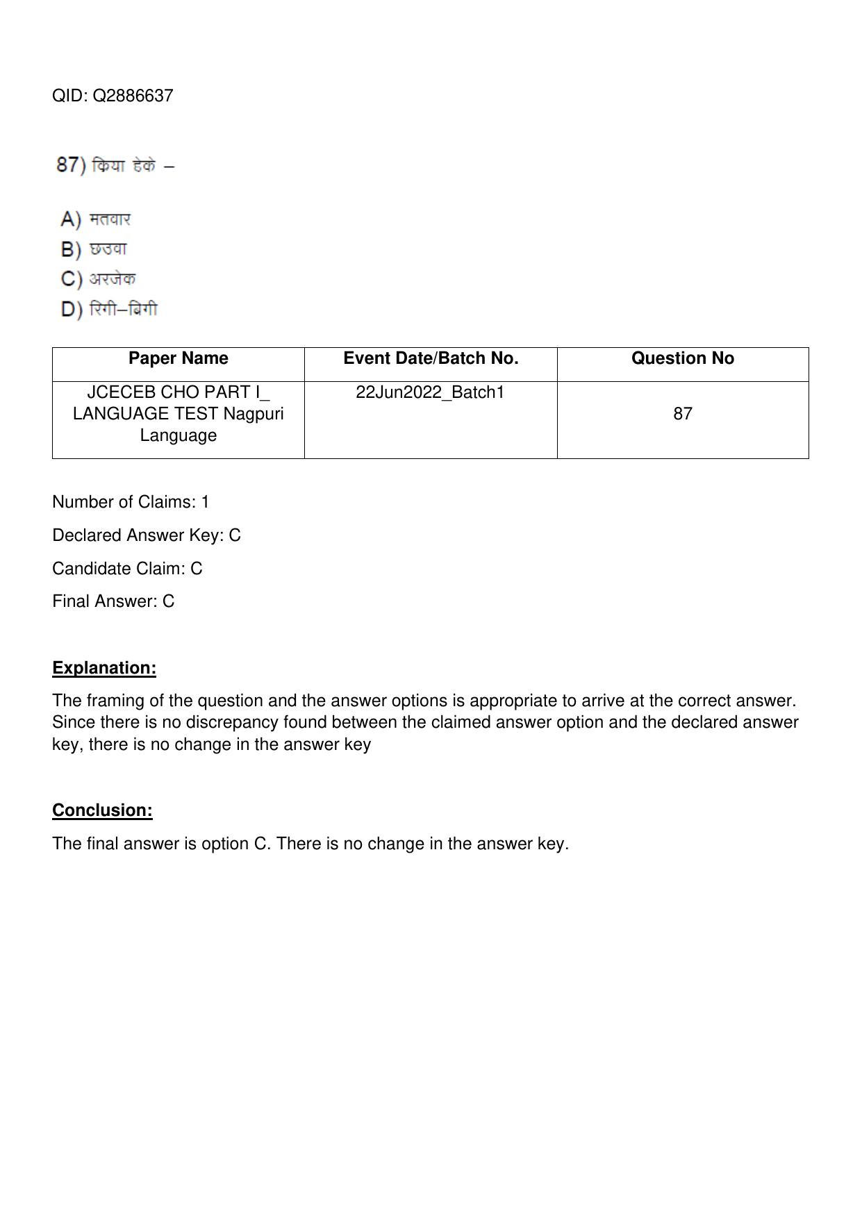 Jharkhand ANM GNM (NECE) 2022 Question Paper - Page 177
