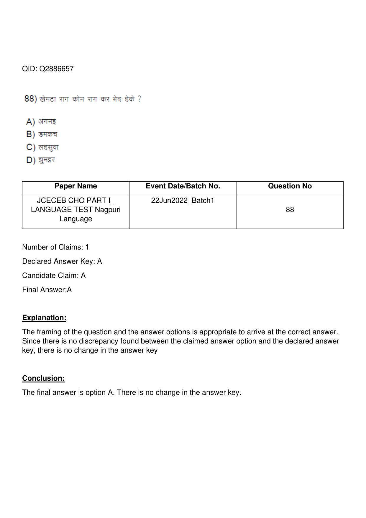 Jharkhand ANM GNM (NECE) 2022 Question Paper - Page 178
