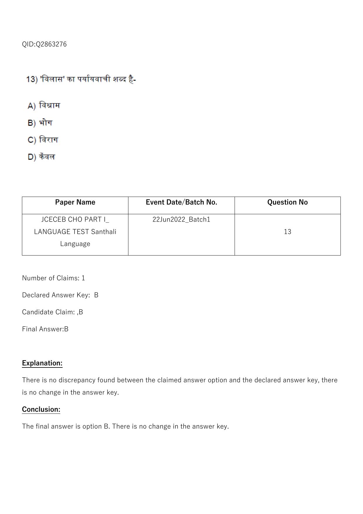 Jharkhand ANM GNM (NECE) 2022 Question Paper - Page 202