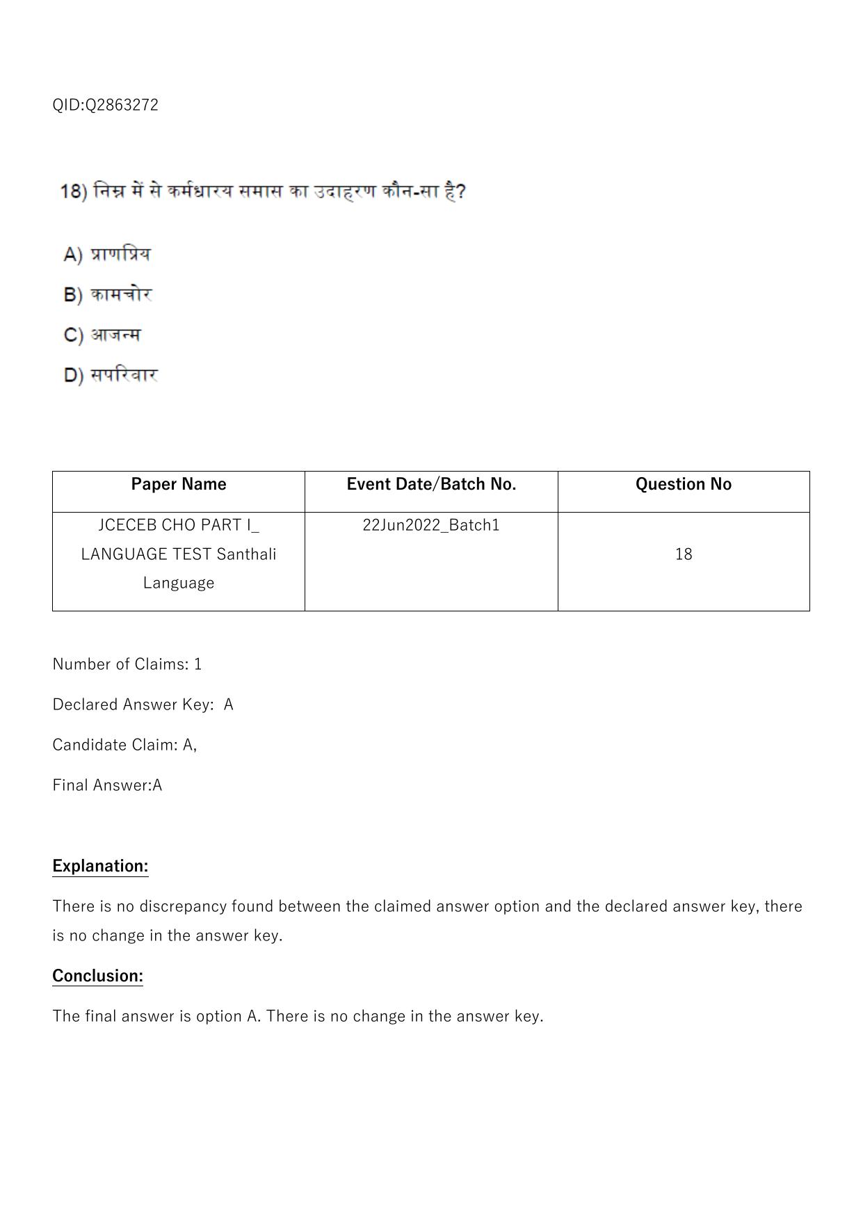 Jharkhand ANM GNM (NECE) 2022 Question Paper - Page 205