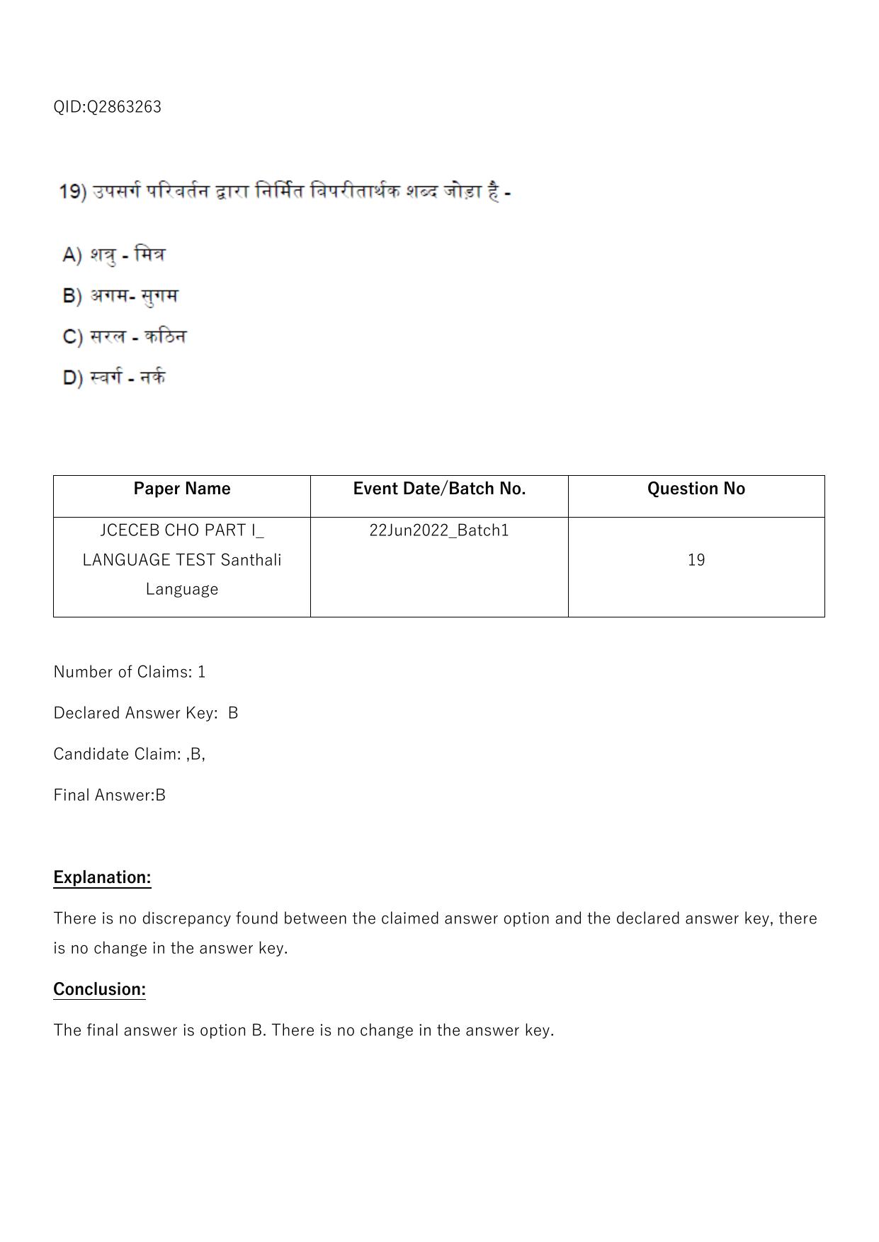Jharkhand ANM GNM (NECE) 2022 Question Paper - Page 206