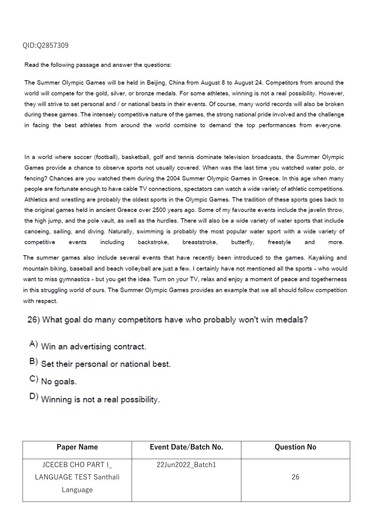 Jharkhand ANM GNM (NECE) 2022 Question Paper - Page 215