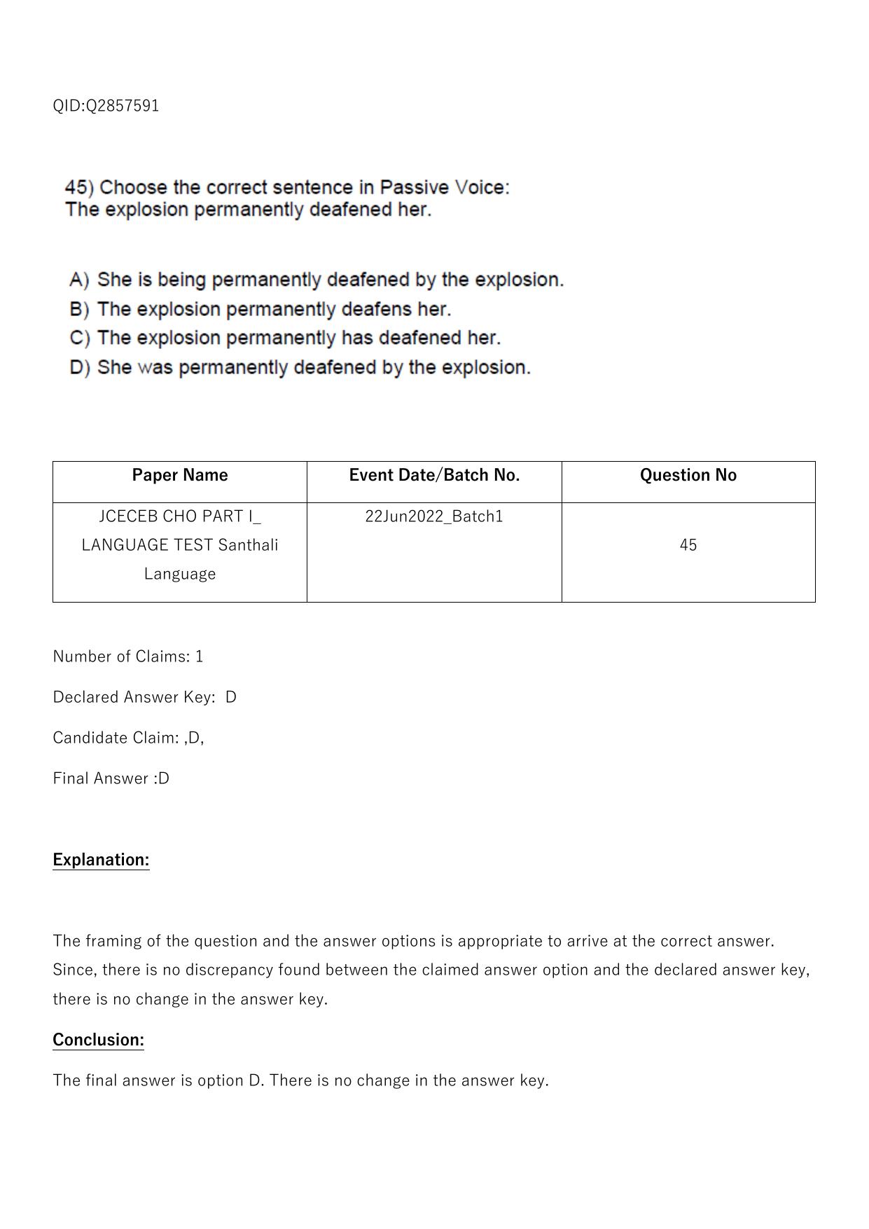 Jharkhand ANM GNM (NECE) 2022 Question Paper - Page 236