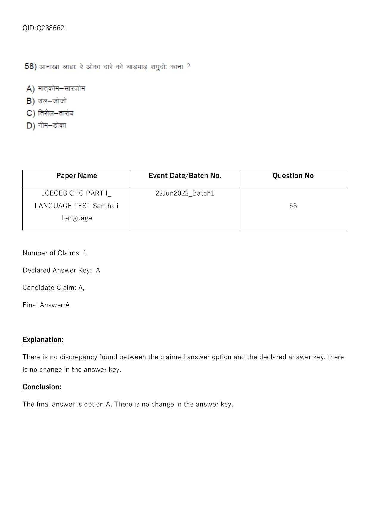 Jharkhand ANM GNM (NECE) 2022 Question Paper - Page 246