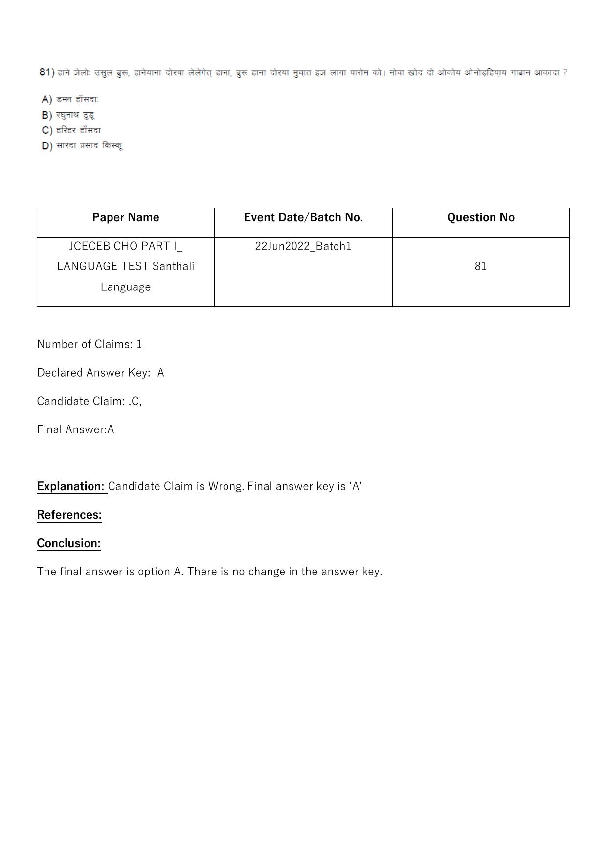 Jharkhand ANM GNM (NECE) 2022 Question Paper - Page 269