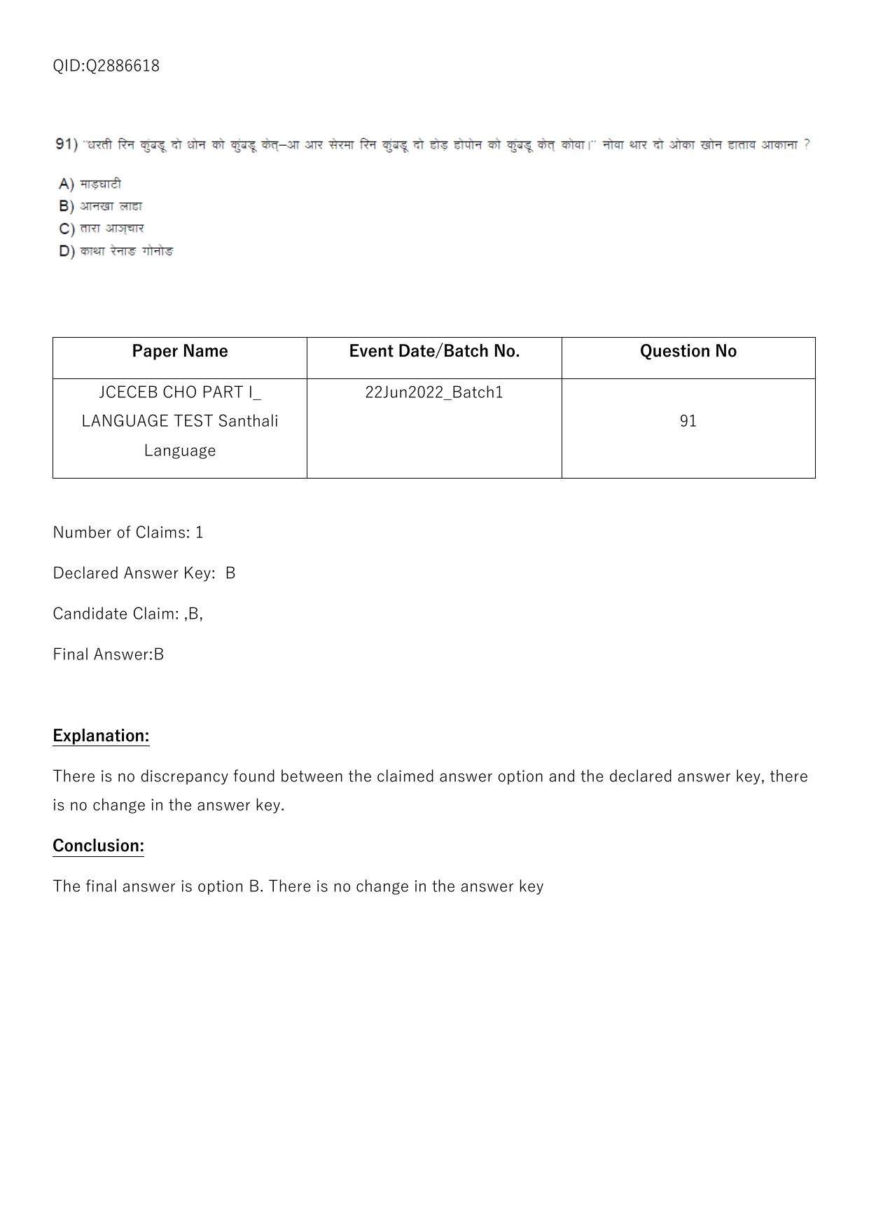 Jharkhand ANM GNM (NECE) 2022 Question Paper - Page 279