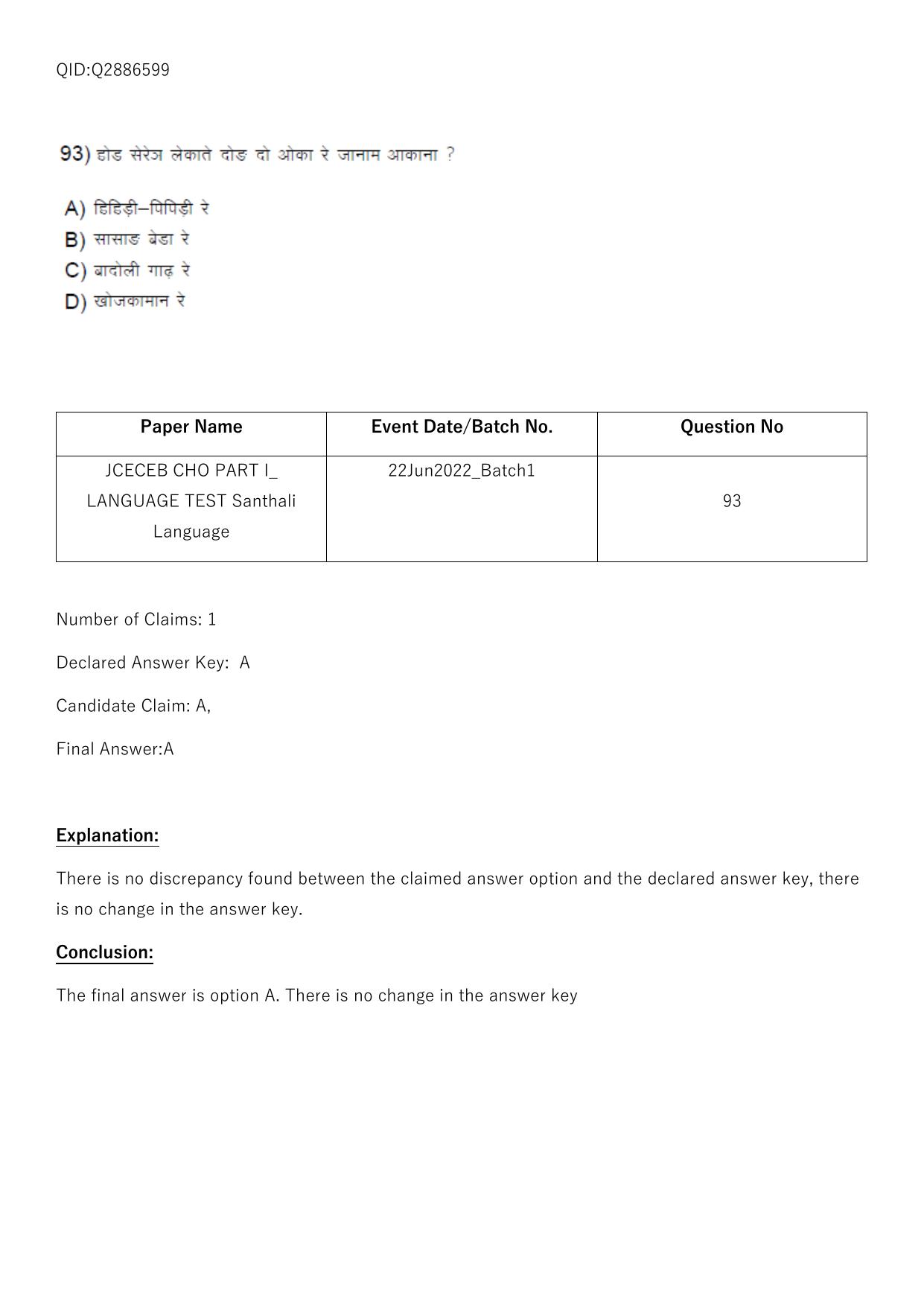 Jharkhand ANM GNM (NECE) 2022 Question Paper - Page 281