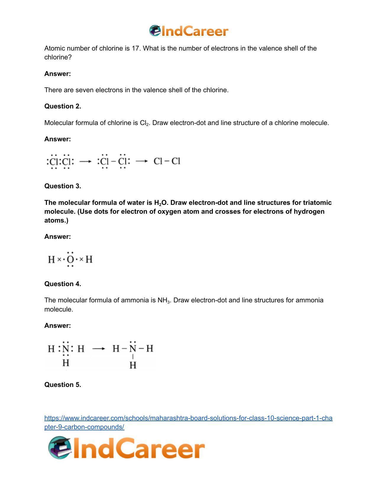 Maharashtra Board Solutions for Class 10- Science (Part 1): Chapter 9- Carbon Compounds - Page 25
