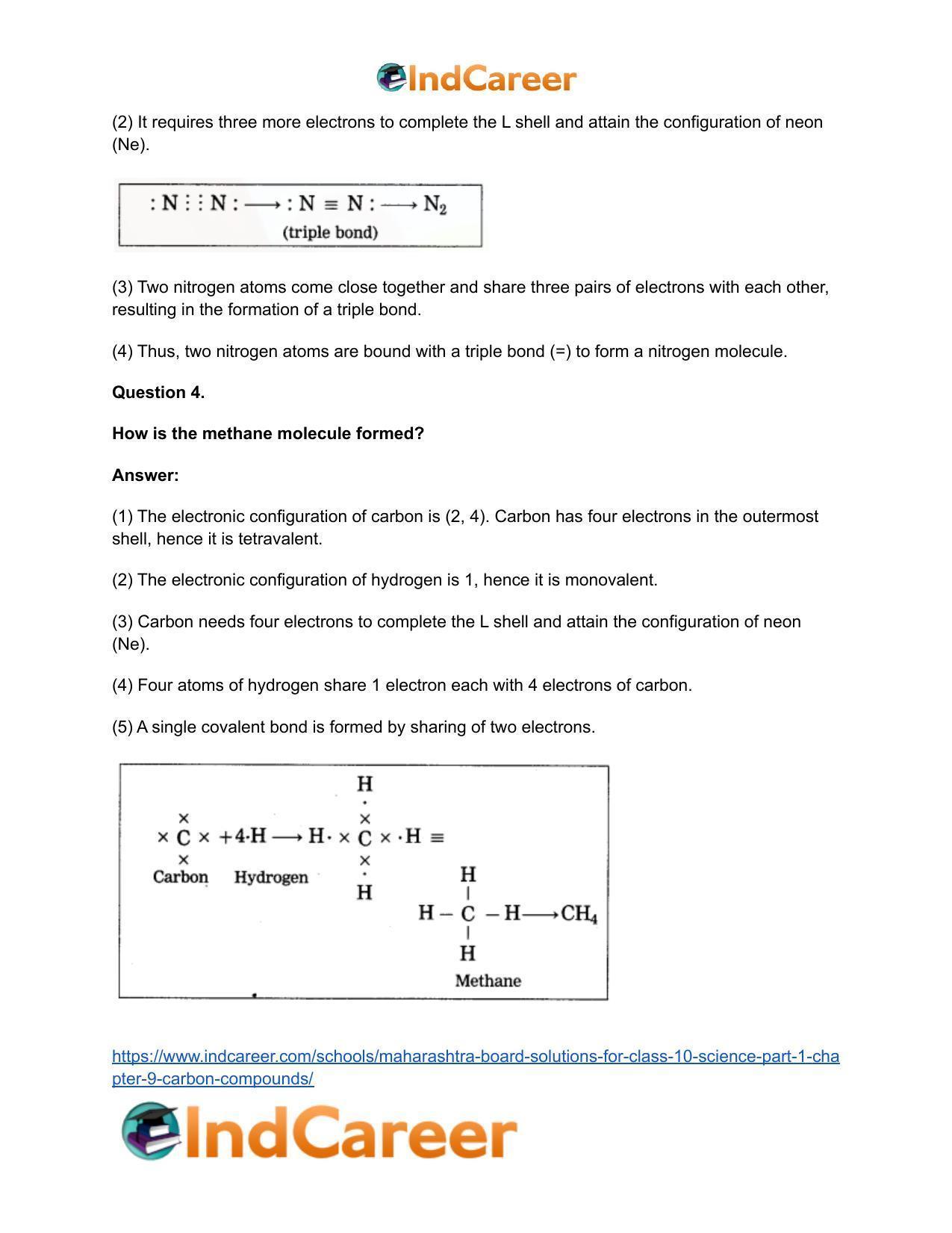 Maharashtra Board Solutions for Class 10- Science (Part 1): Chapter 9- Carbon Compounds - Page 79