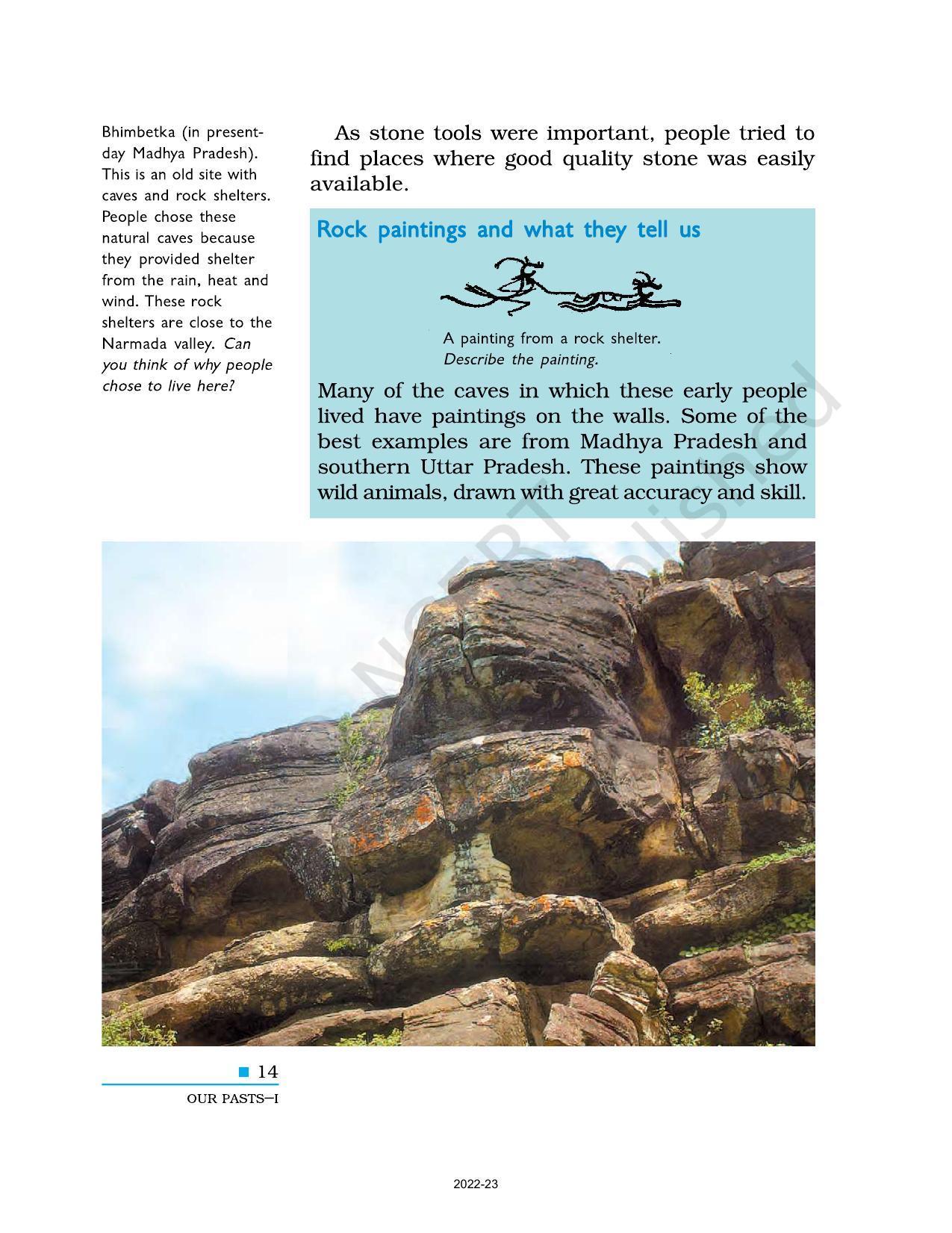 NCERT Book for Class 6 Social Science(History) : Chapter 2-On the Trail of the Earliest People - Page 4