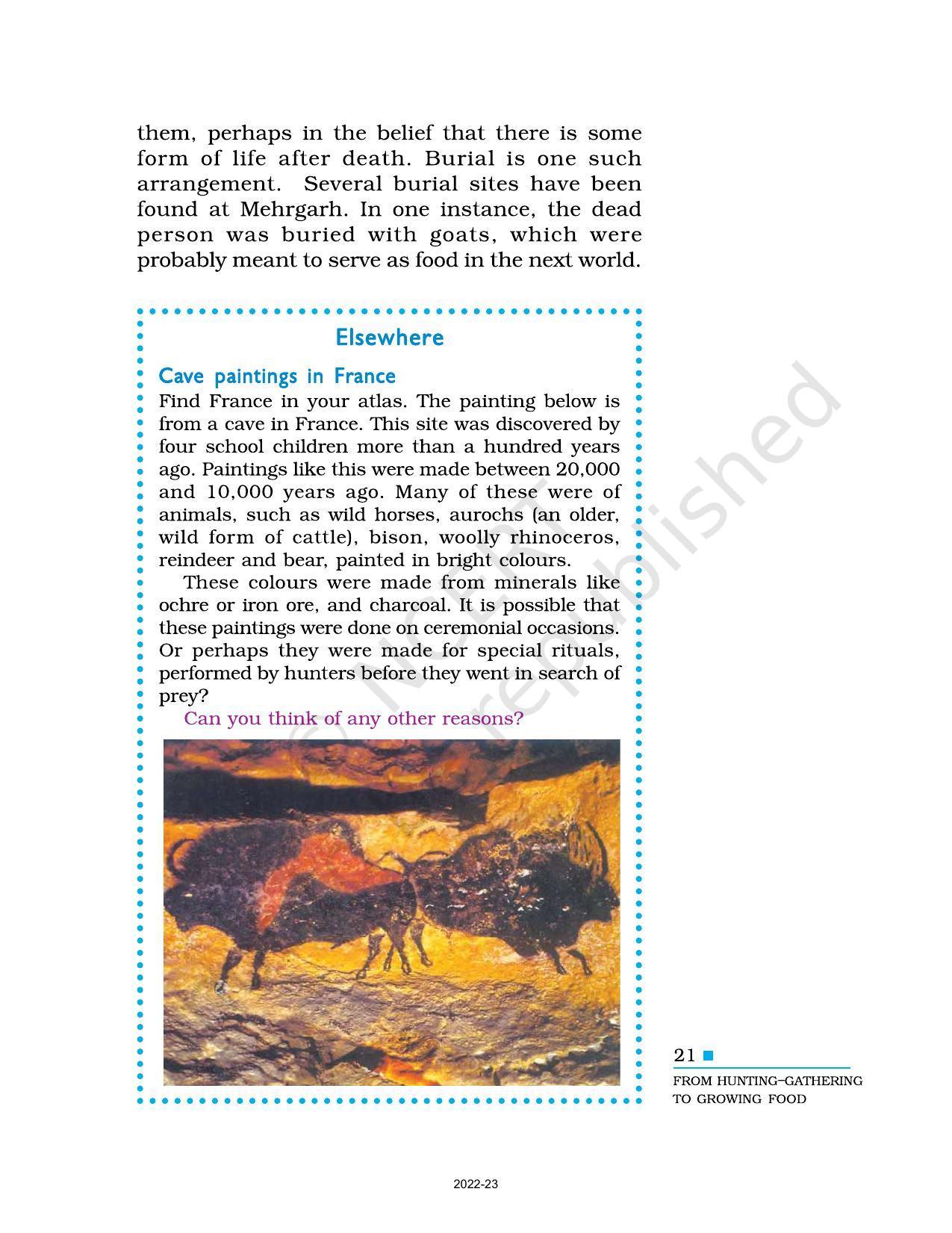 NCERT Book for Class 6 Social Science(History) : Chapter 2-On the Trail of the Earliest People - Page 11