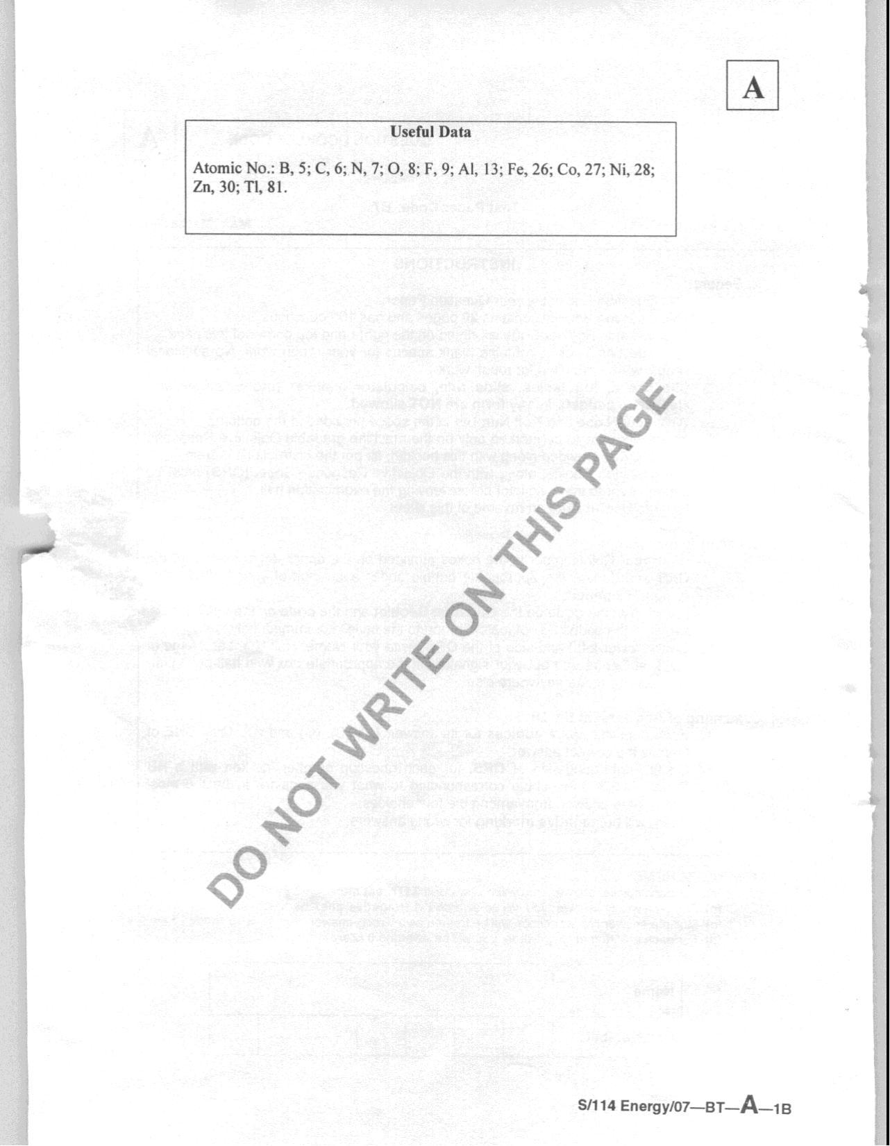 JAM 2008: BT Question Paper - Page 2