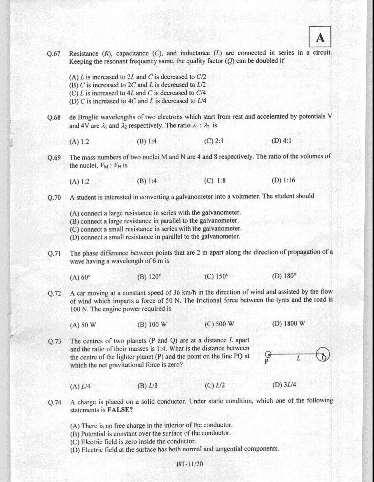 JAM 2008: BT Question Paper - Page 13