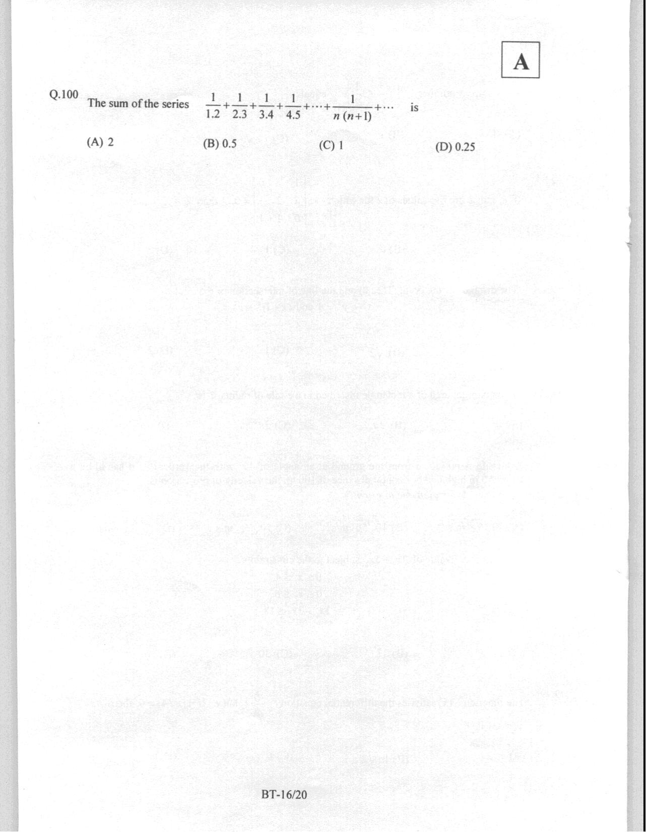 JAM 2008: BT Question Paper - Page 18
