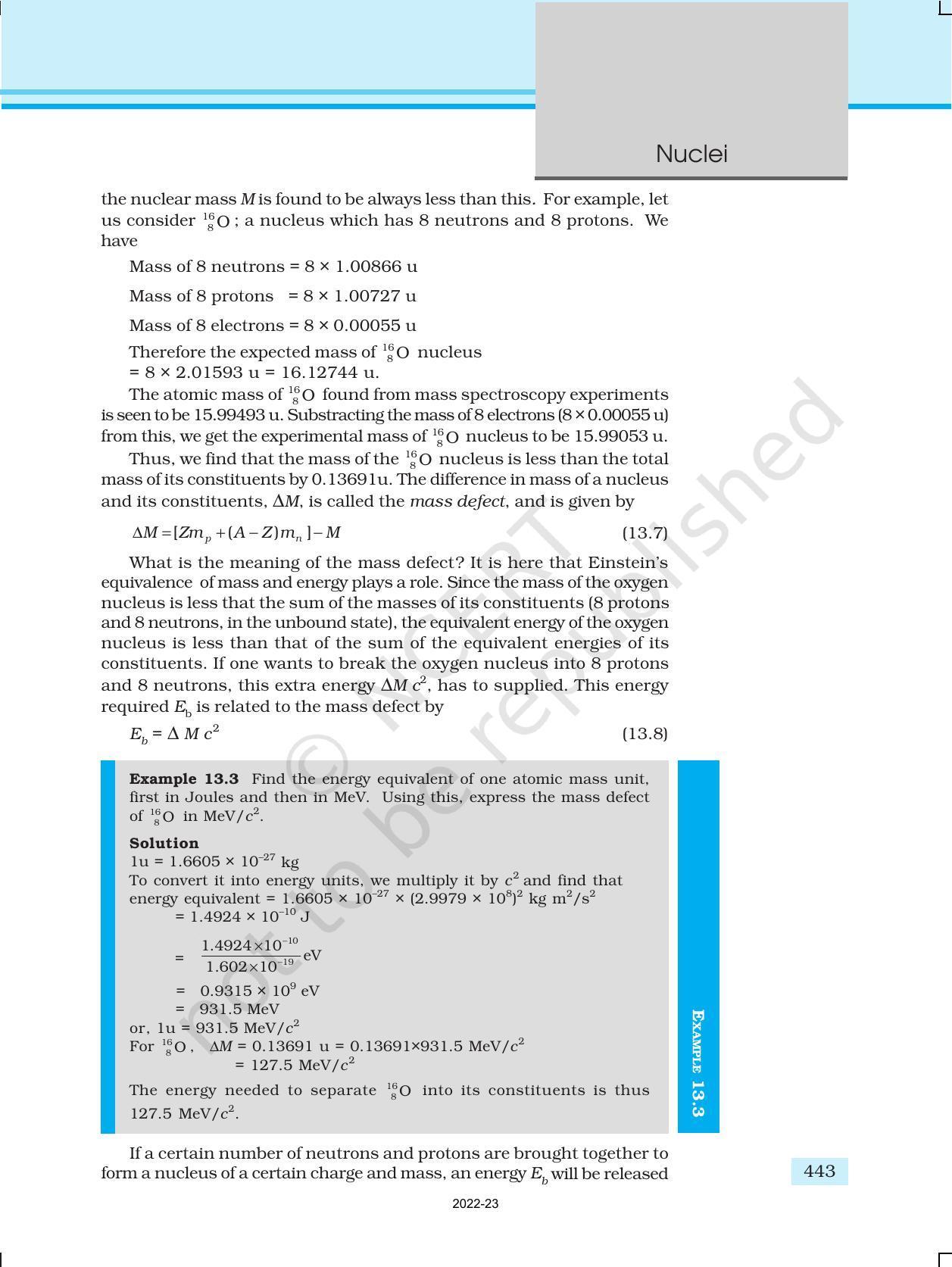NCERT Book for Class 12 Physics Chapter 13 Nuclei - Page 6