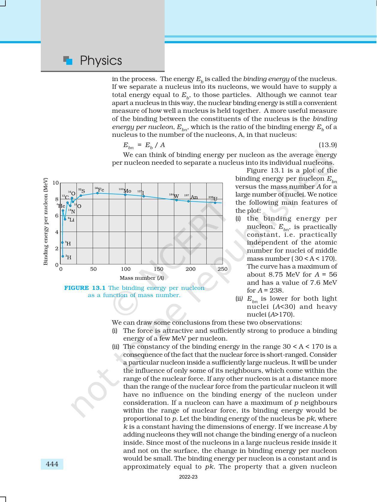 NCERT Book for Class 12 Physics Chapter 13 Nuclei - Page 7