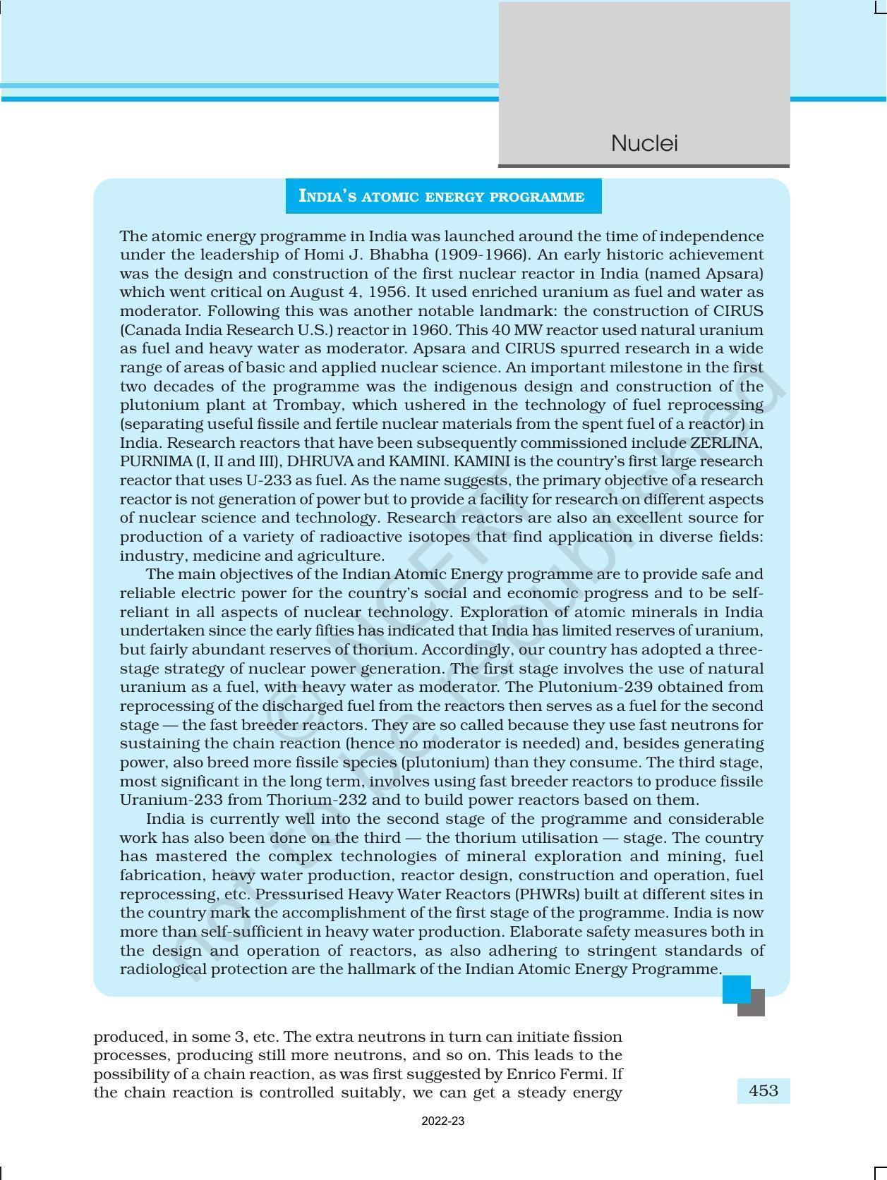 NCERT Book for Class 12 Physics Chapter 13 Nuclei - Page 16
