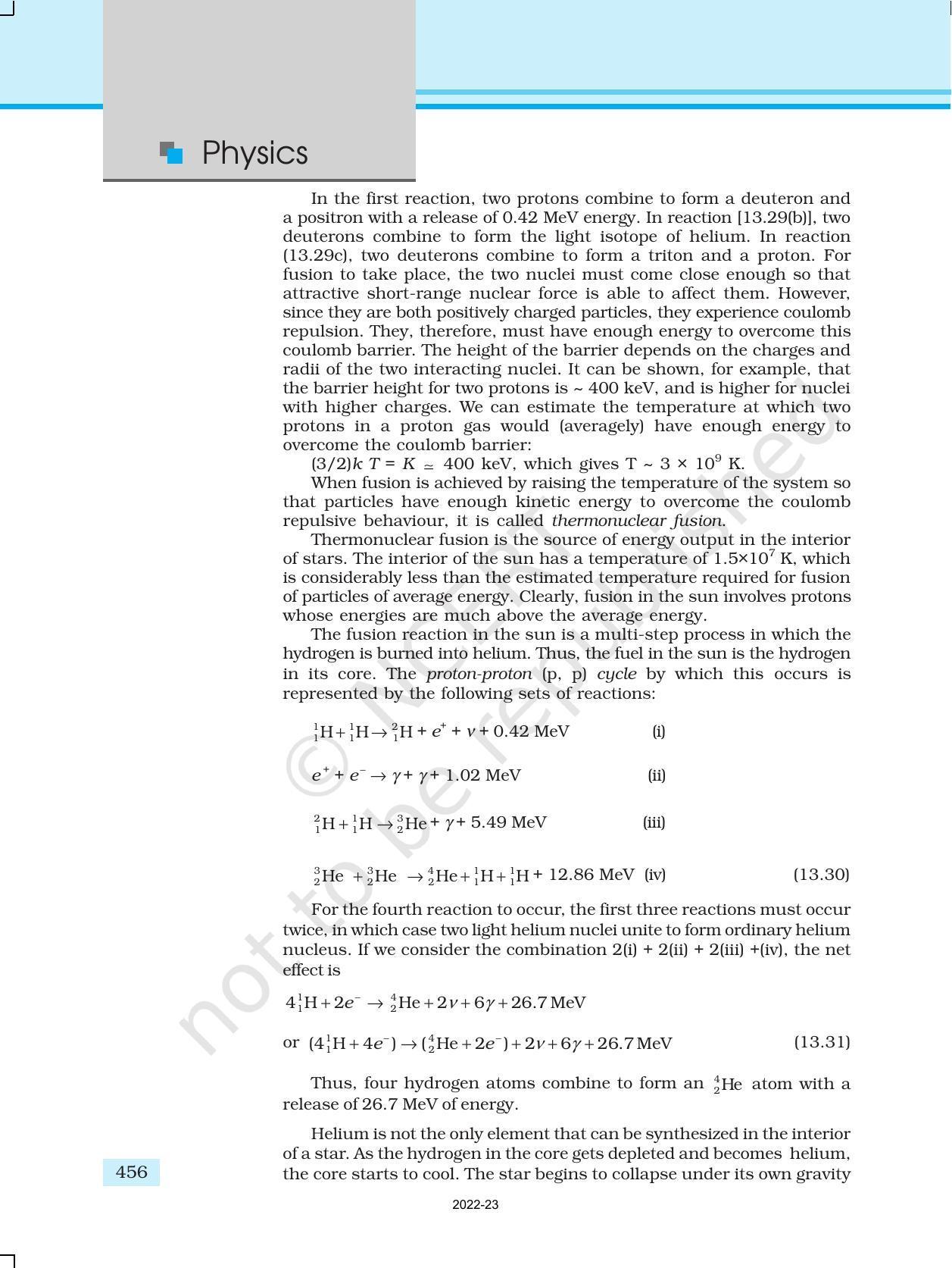 NCERT Book for Class 12 Physics Chapter 13 Nuclei - Page 19