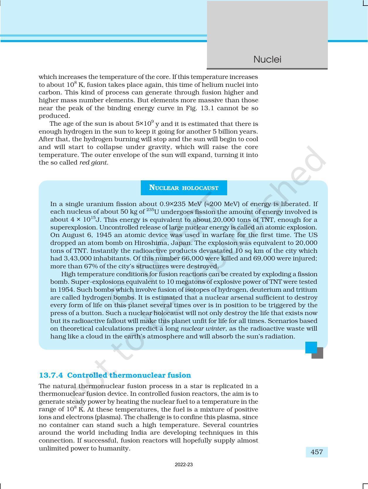 NCERT Book for Class 12 Physics Chapter 13 Nuclei - Page 20