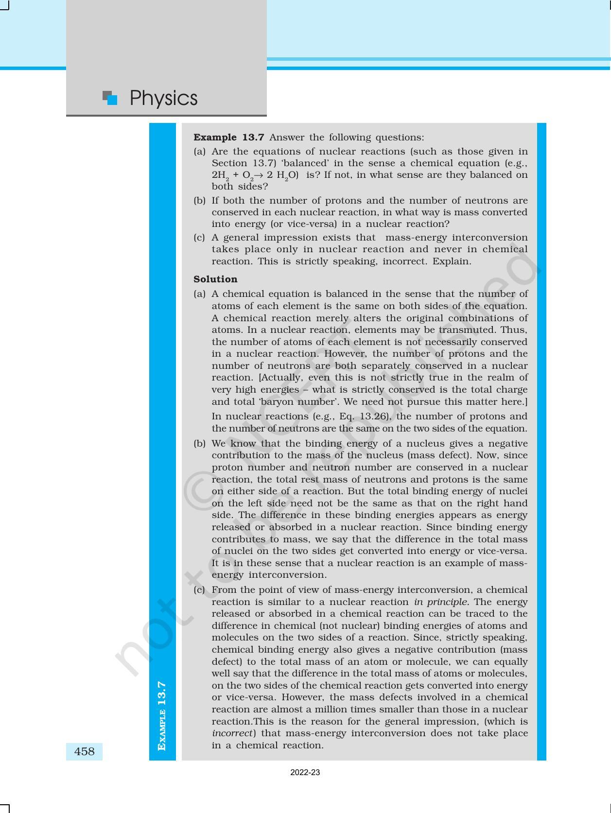 NCERT Book for Class 12 Physics Chapter 13 Nuclei - Page 21