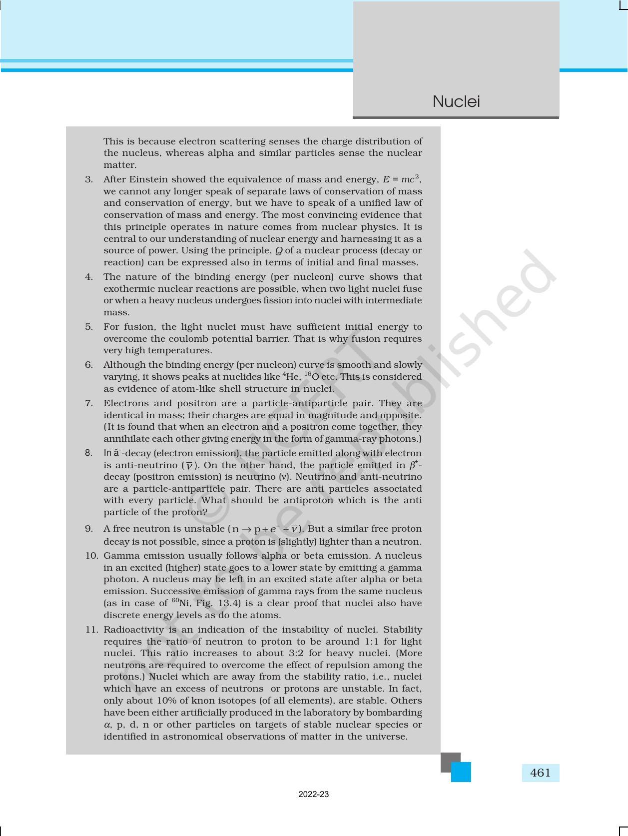 NCERT Book for Class 12 Physics Chapter 13 Nuclei - Page 24