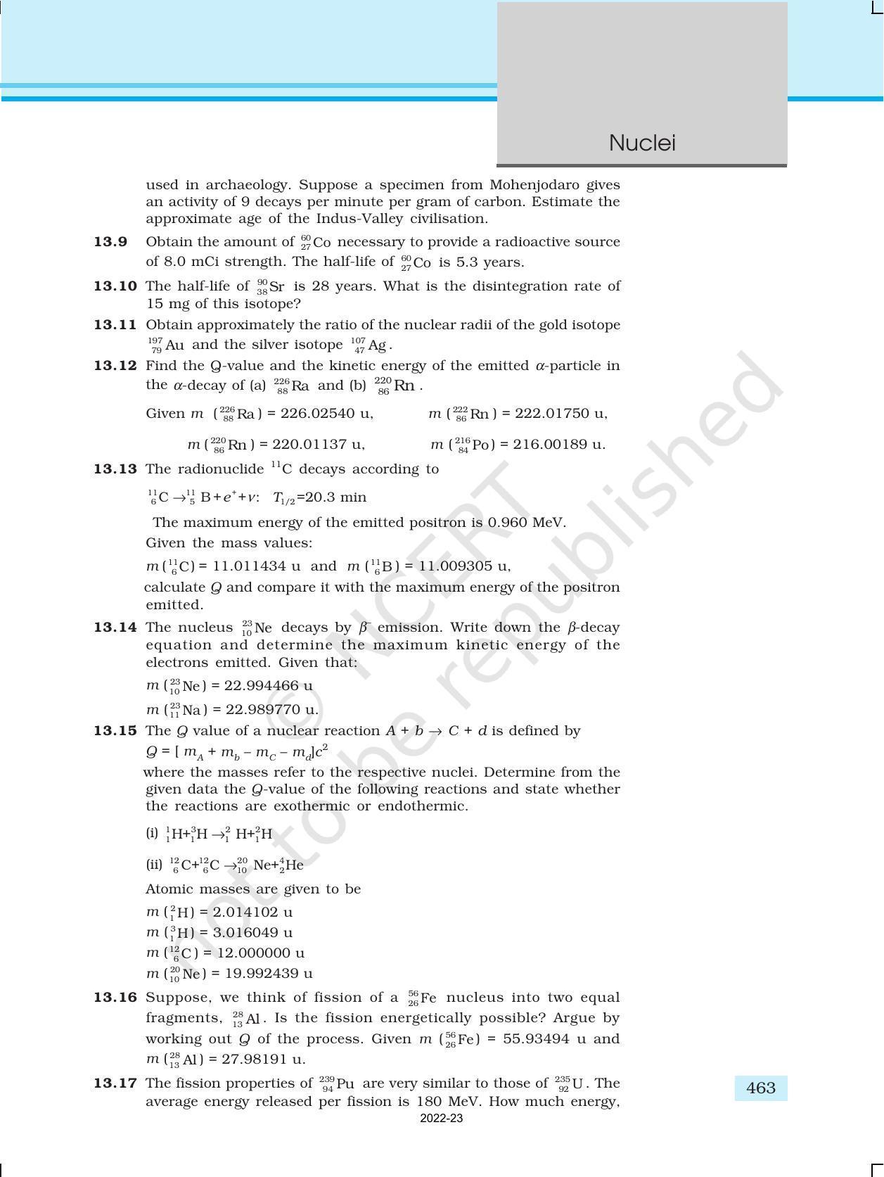 NCERT Book for Class 12 Physics Chapter 13 Nuclei - Page 26