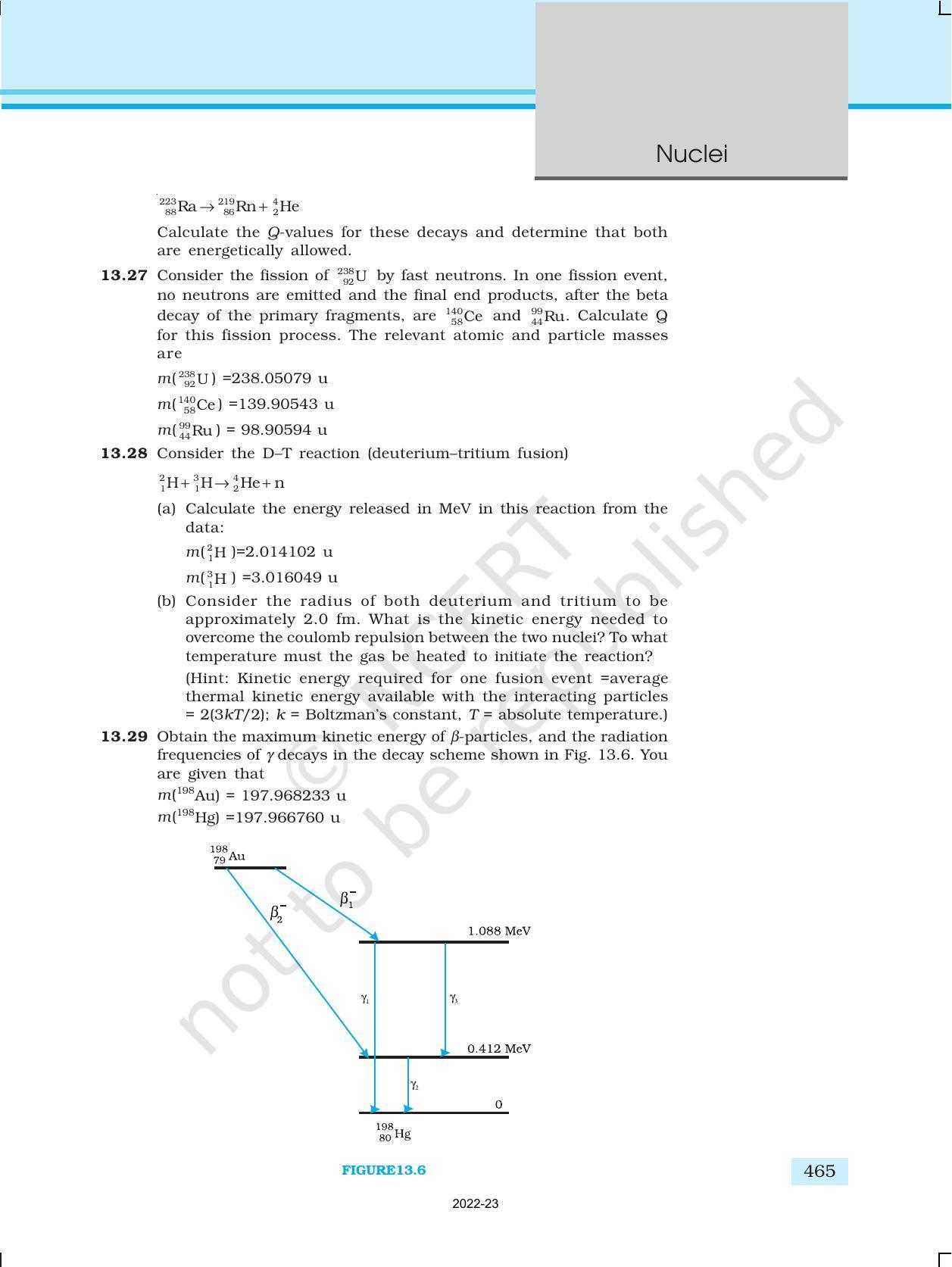 NCERT Book for Class 12 Physics Chapter 13 Nuclei - Page 28