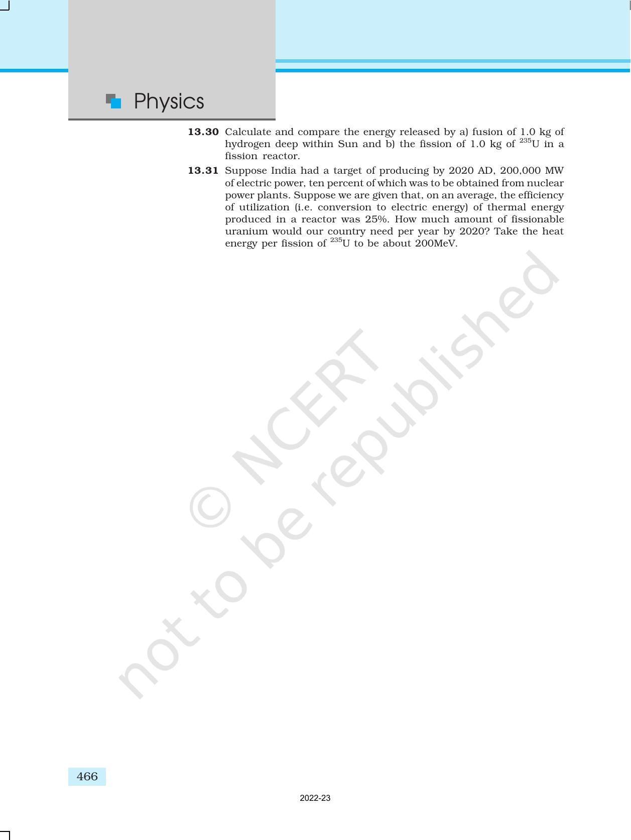 NCERT Book for Class 12 Physics Chapter 13 Nuclei - Page 29