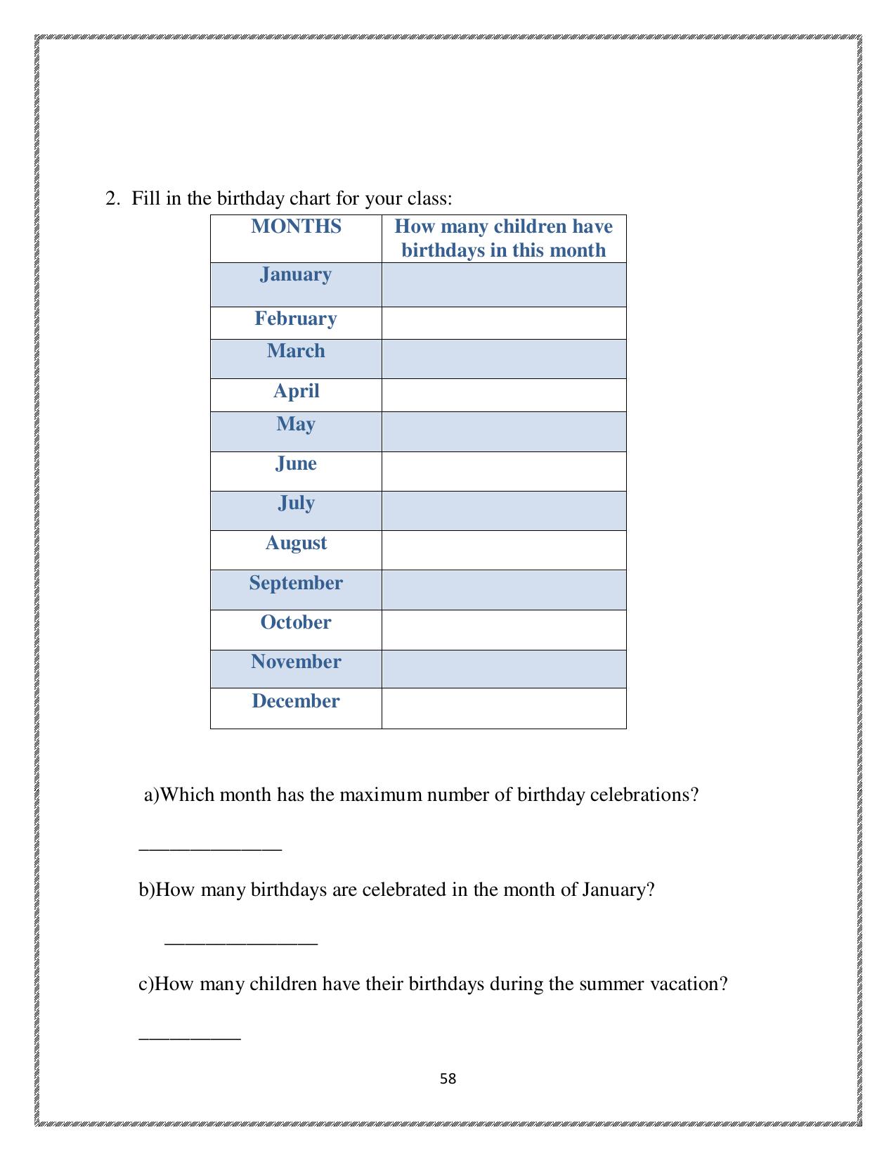 Worksheets for Class 2 Maths Assignment 79 How Many Ponytails - Page 2