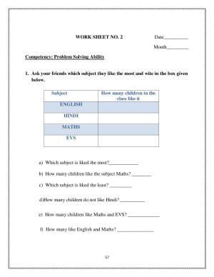 Worksheets for Class 2 Maths Assignment 79 How Many Ponytails