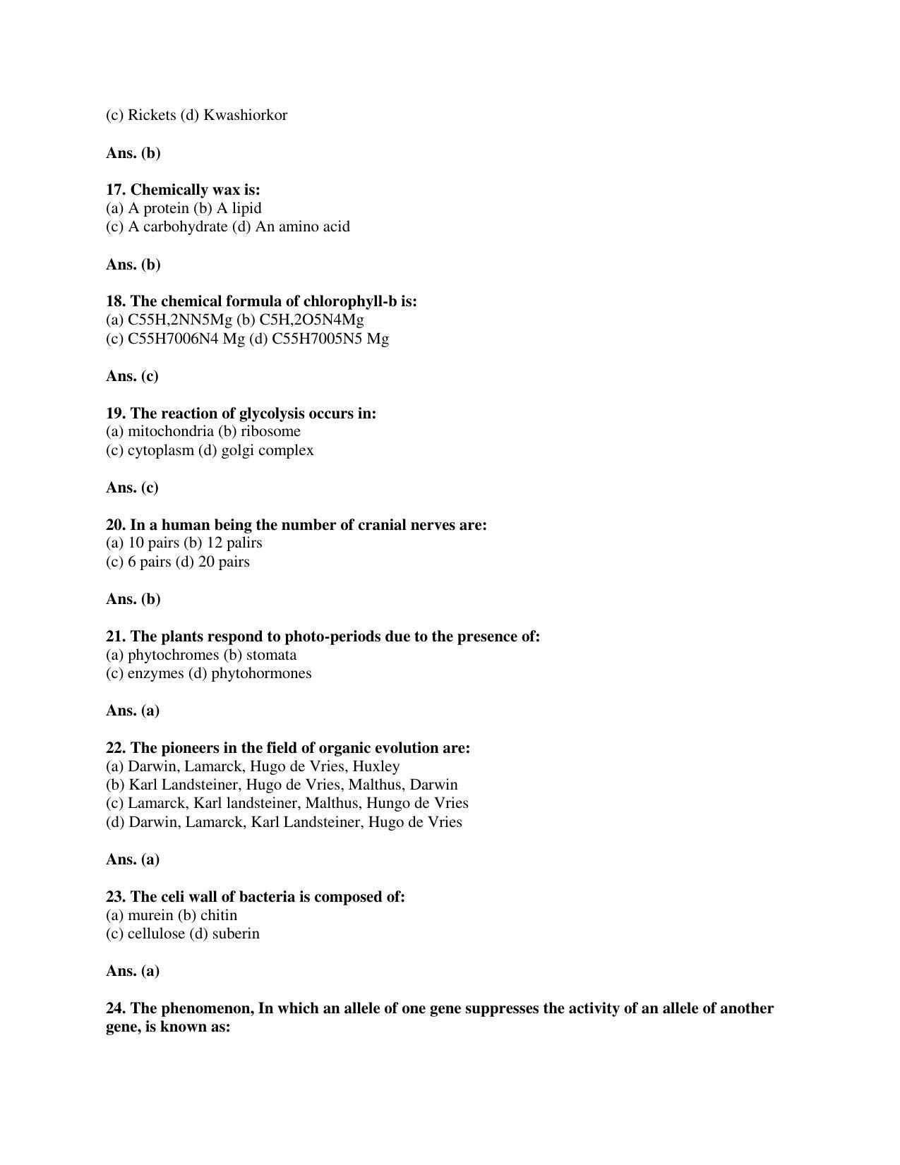BCECE Previous Year Papers 2013 Biology - Page 3