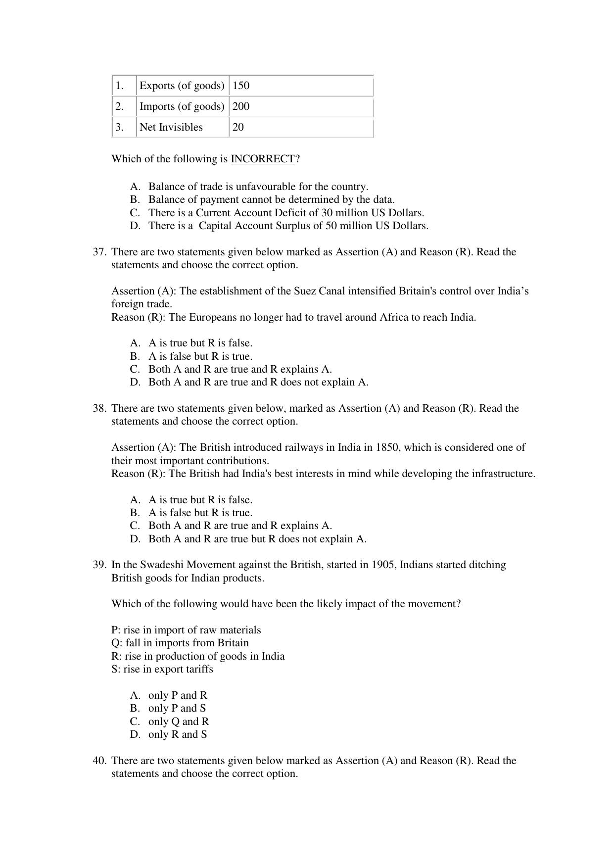 CBSE Class 12 Economics Term 1 Practice Questions 2021-22 - Page 7
