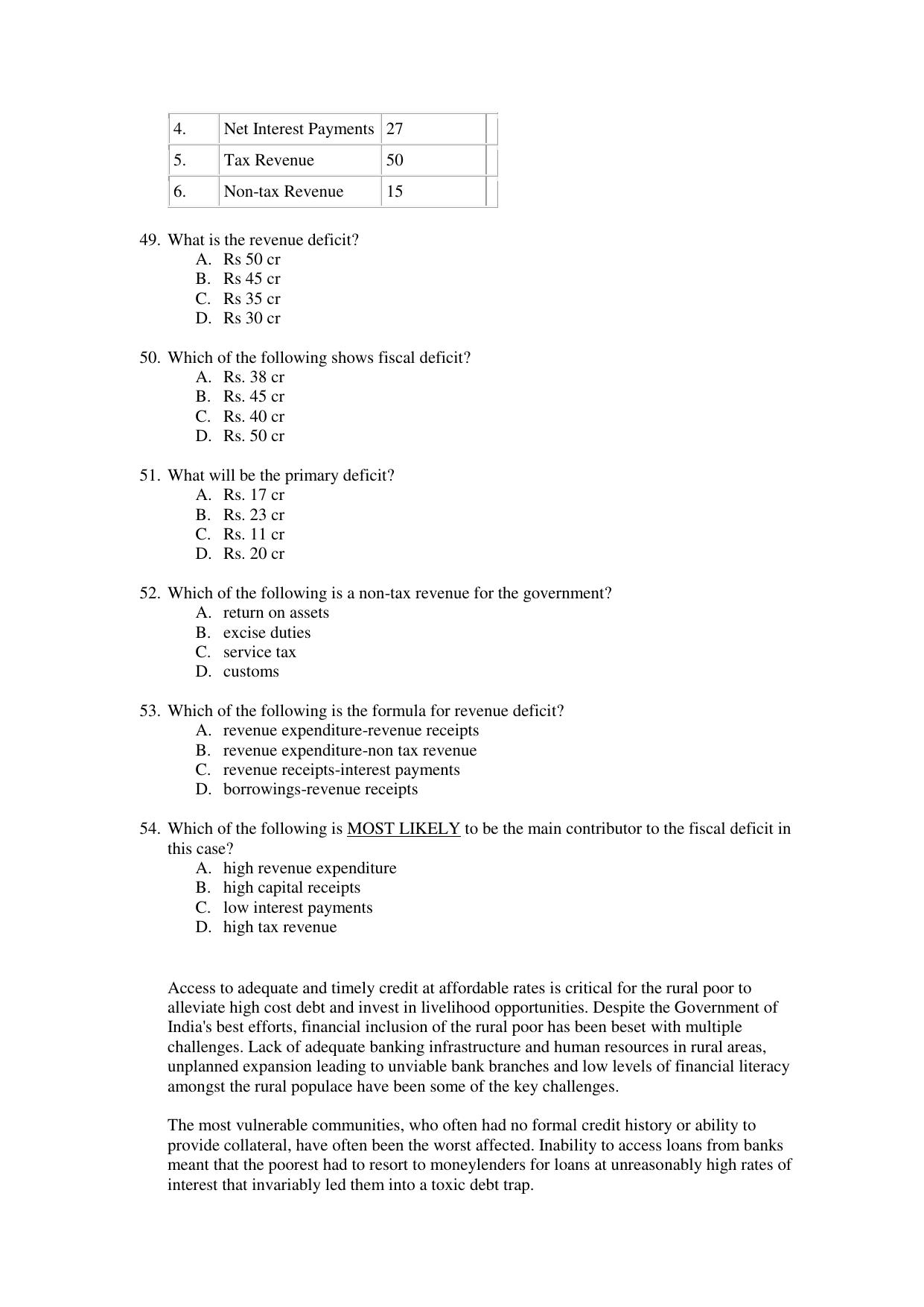 CBSE Class 12 Economics Term 1 Practice Questions 2021-22 - Page 10
