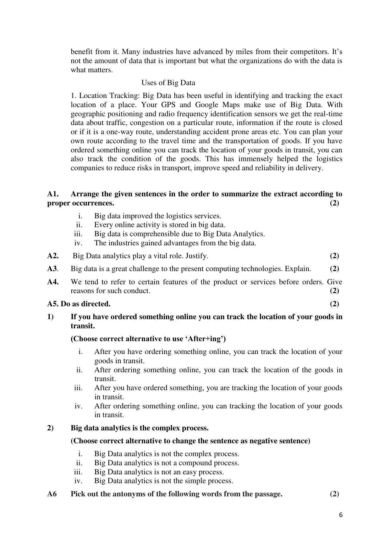 Maharashtra Board Class 12 English Sample Papers - Page 7