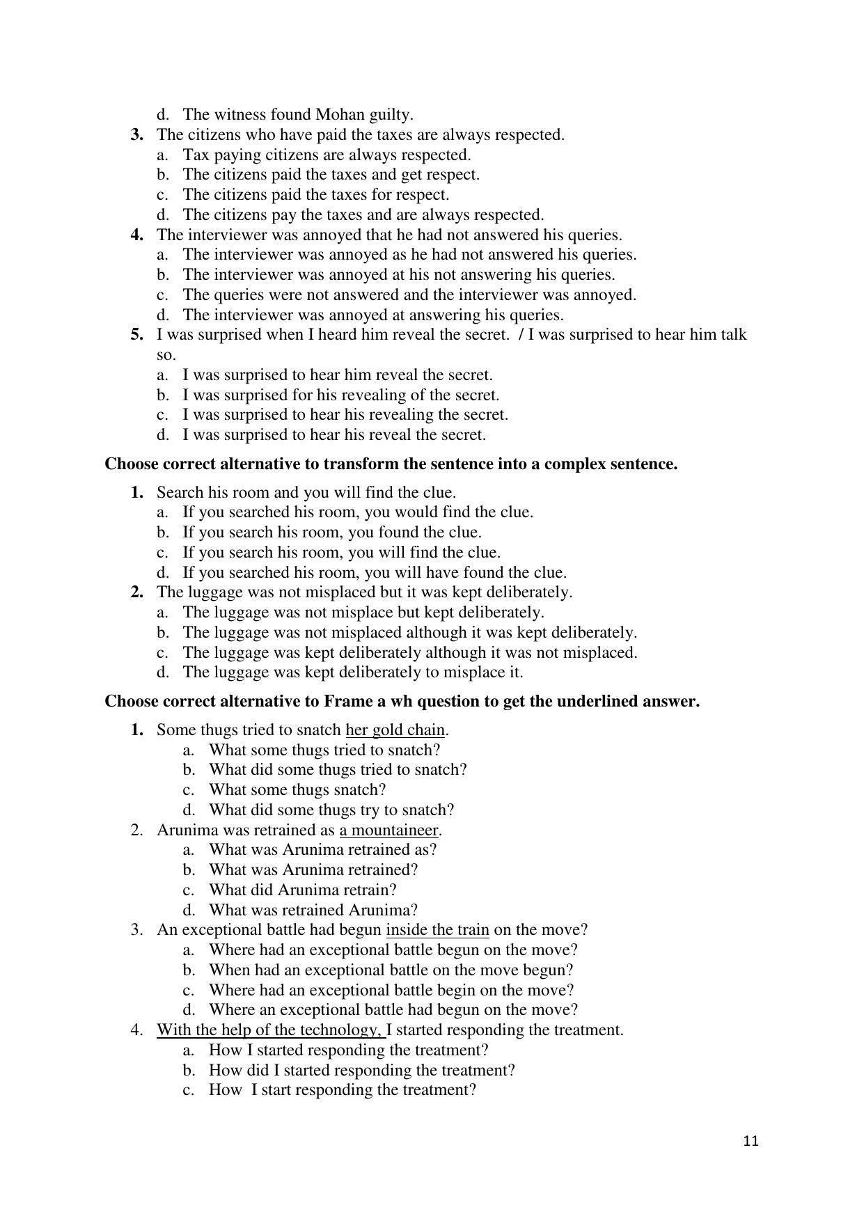 Maharashtra Board Class 12 English Sample Papers - Page 12