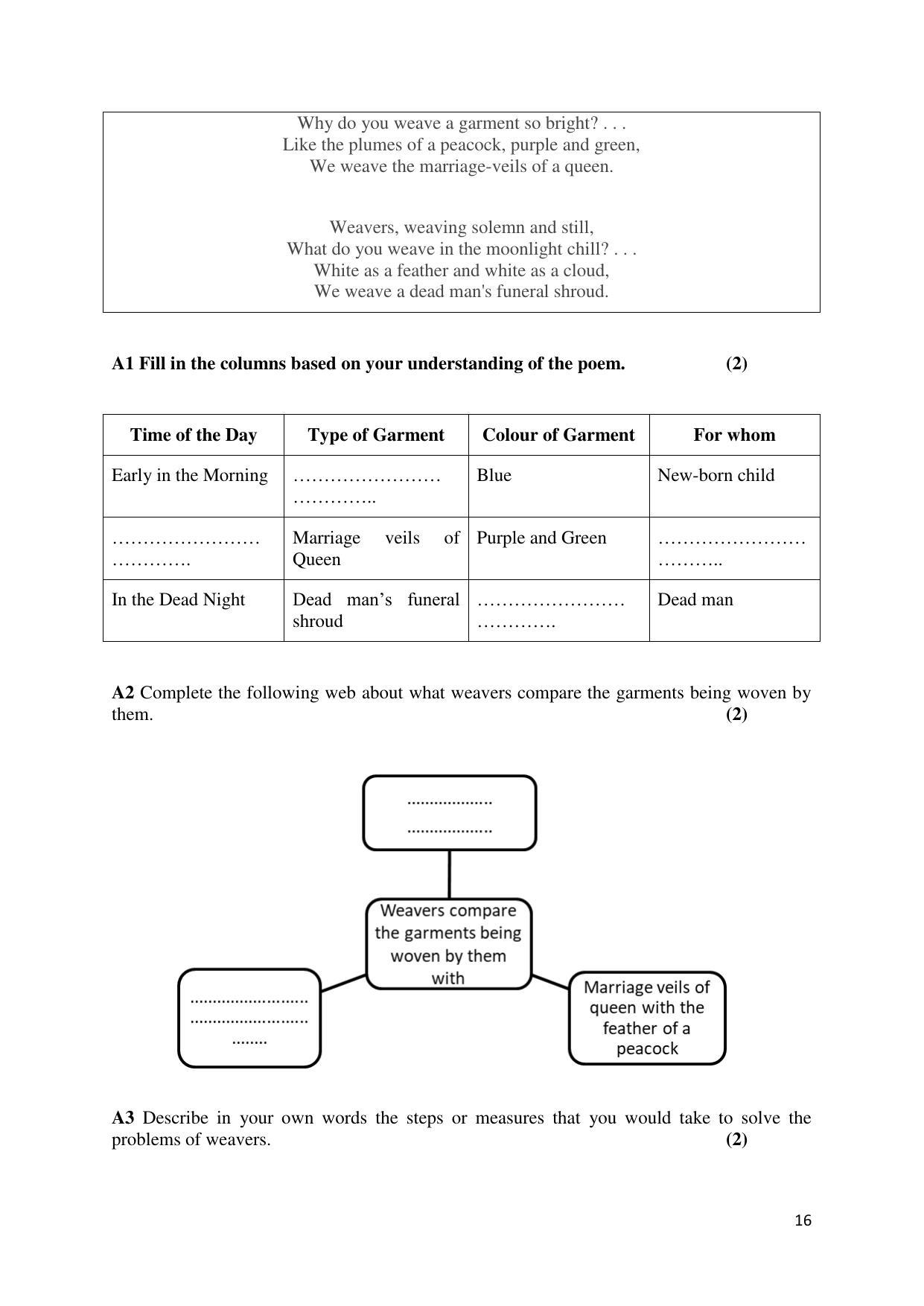 Maharashtra Board Class 12 English Sample Papers - Page 17